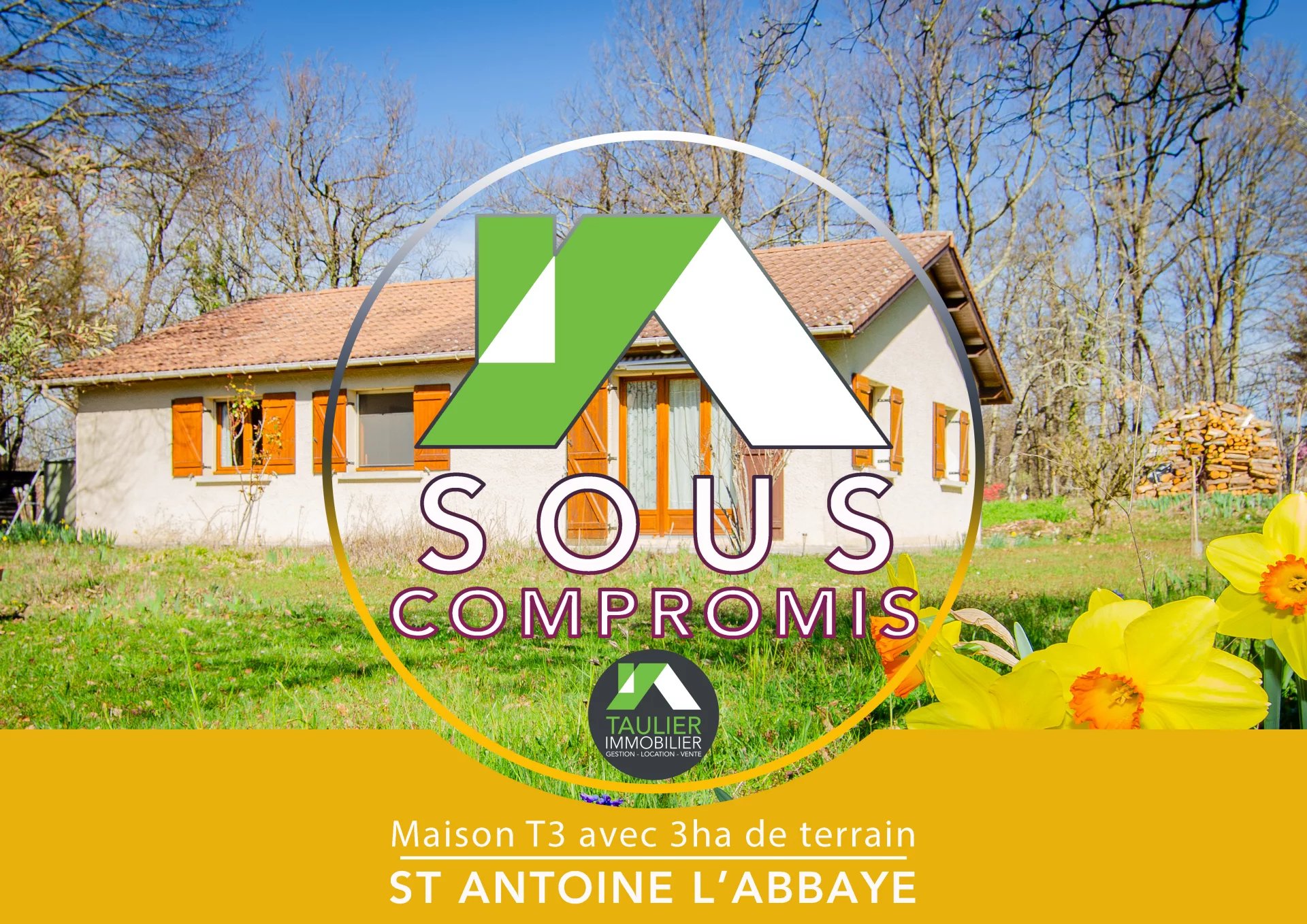 Vente Maison Saint Antoine l'Abbaye