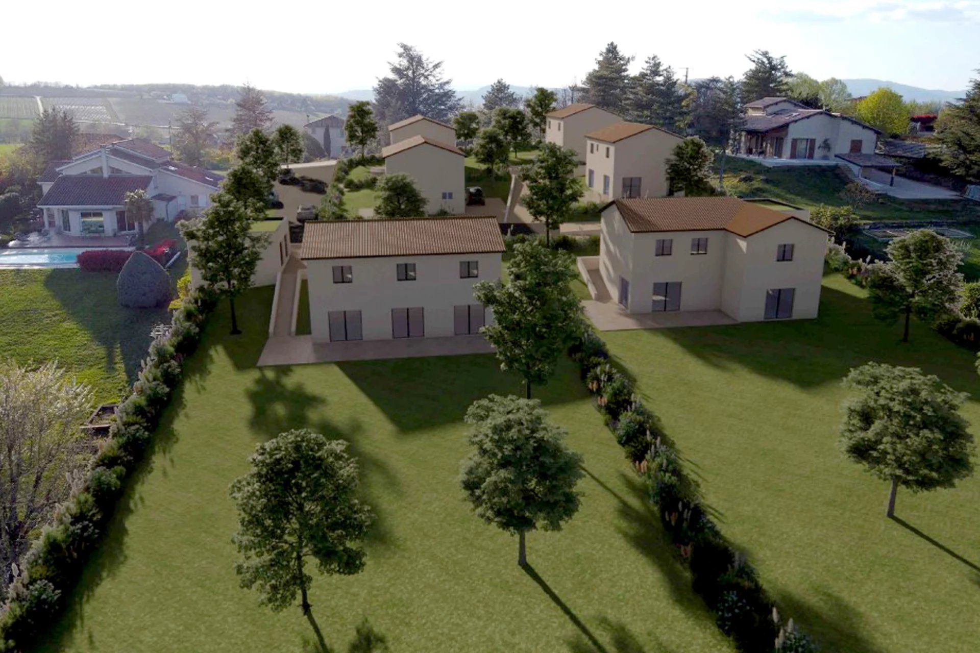 Terrain viabilisé avec vue dégagée dans un secteur privilégié