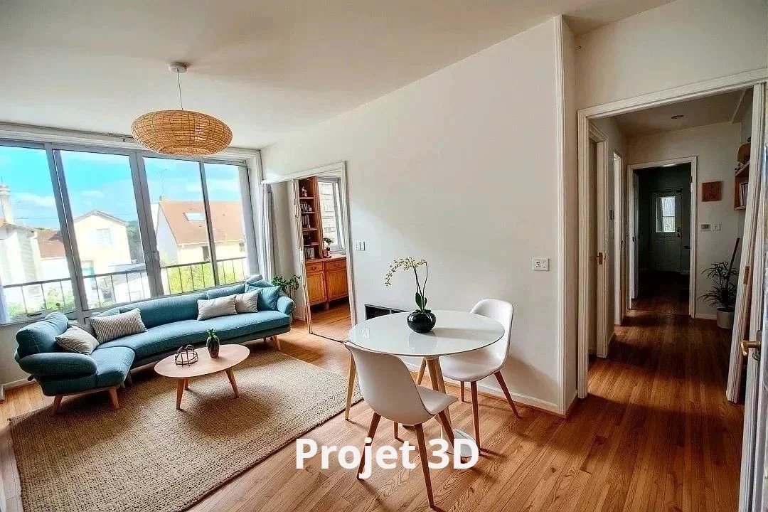 T3  53 m² bord de Seine