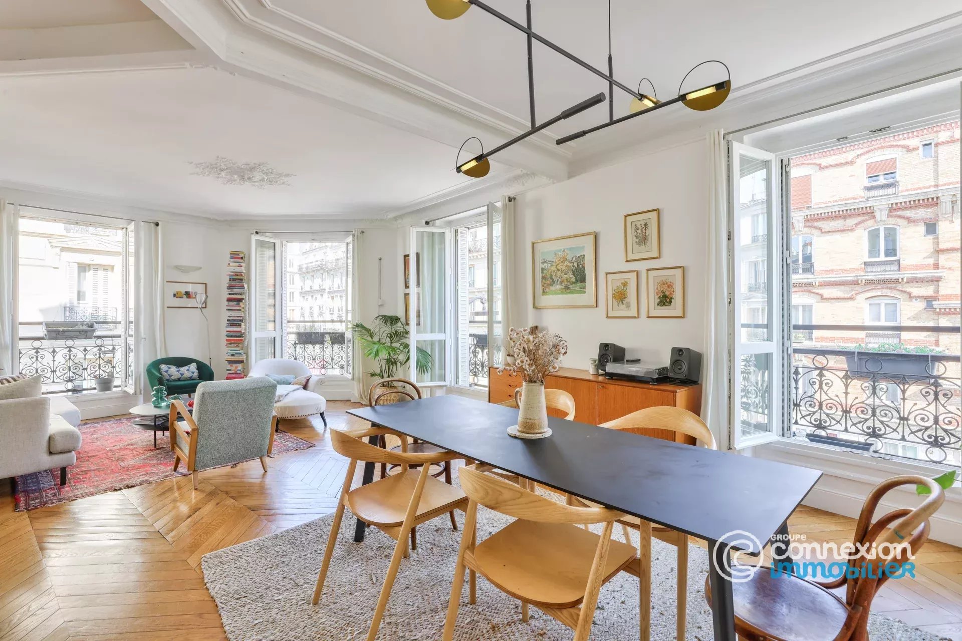 Quatre chambres Place Monge