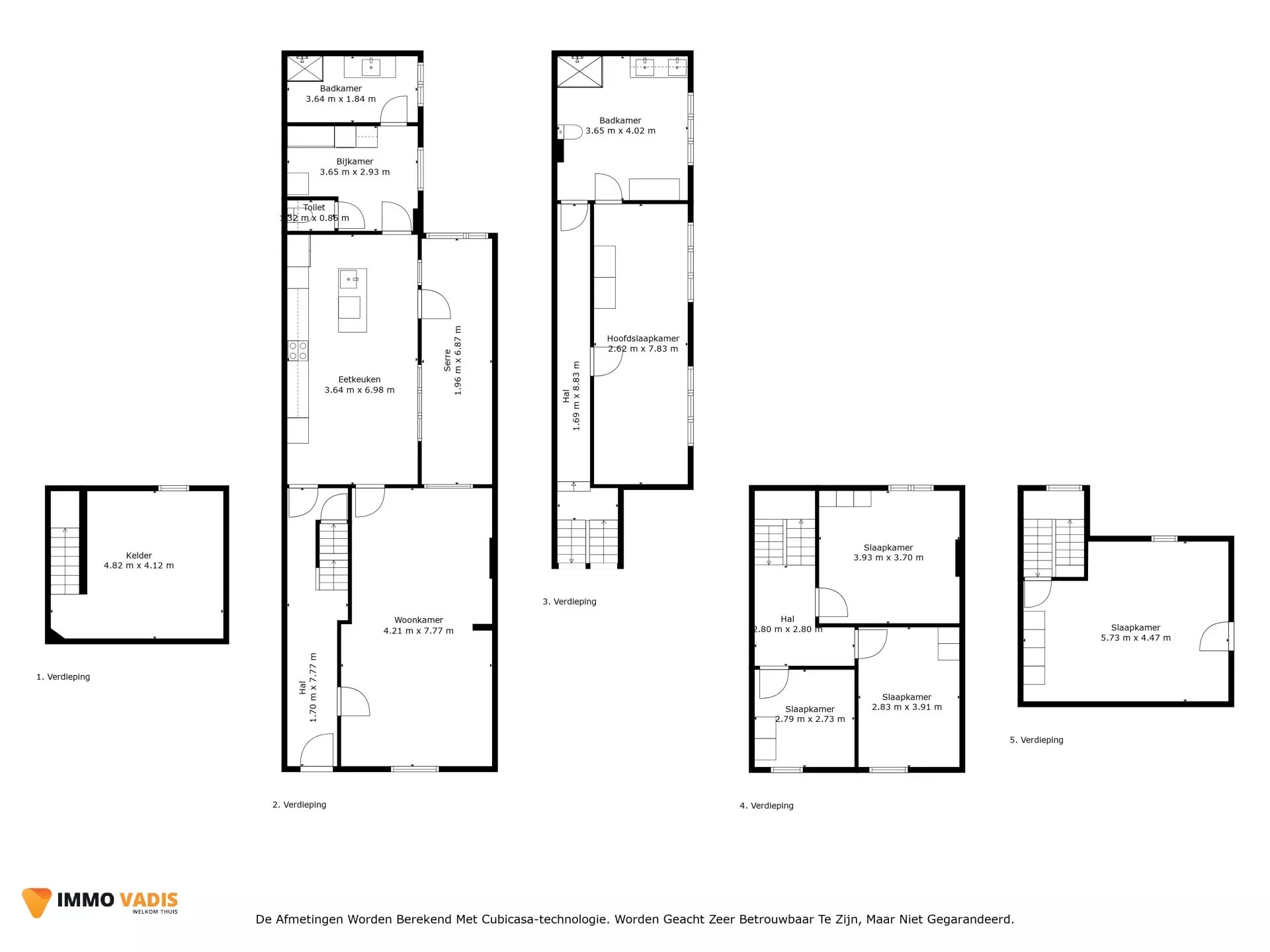gerenoveerde gezinswoning met 5 slaapkamers