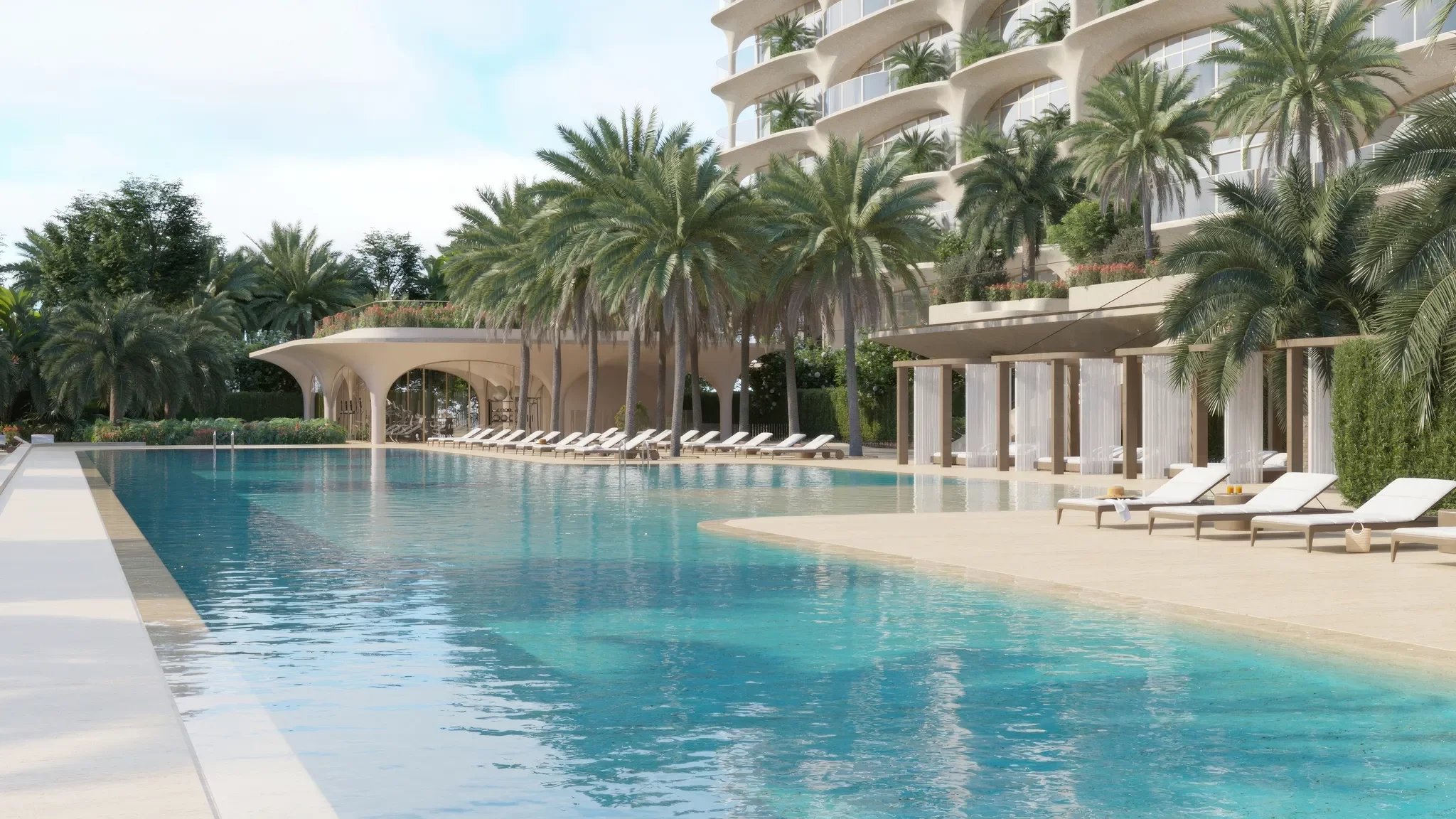 Unité de coin duplex de 4 chambres à Ocean House Palm Jumeirah