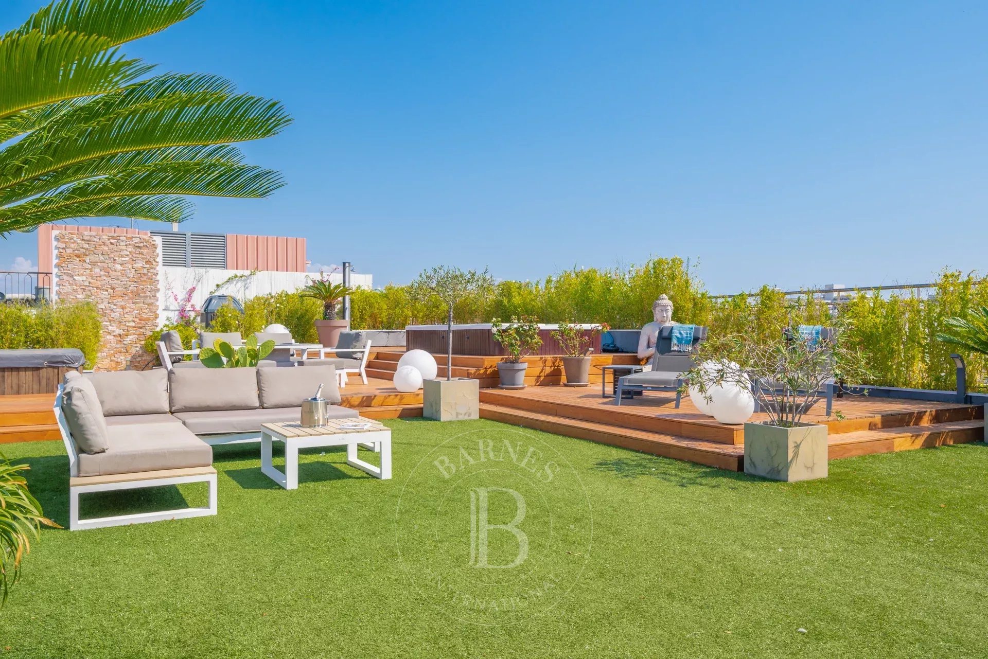 JUAN LES PINS - PENTHOUSE - SEA VIEW - SWIMMING POOL AND JACUZZI