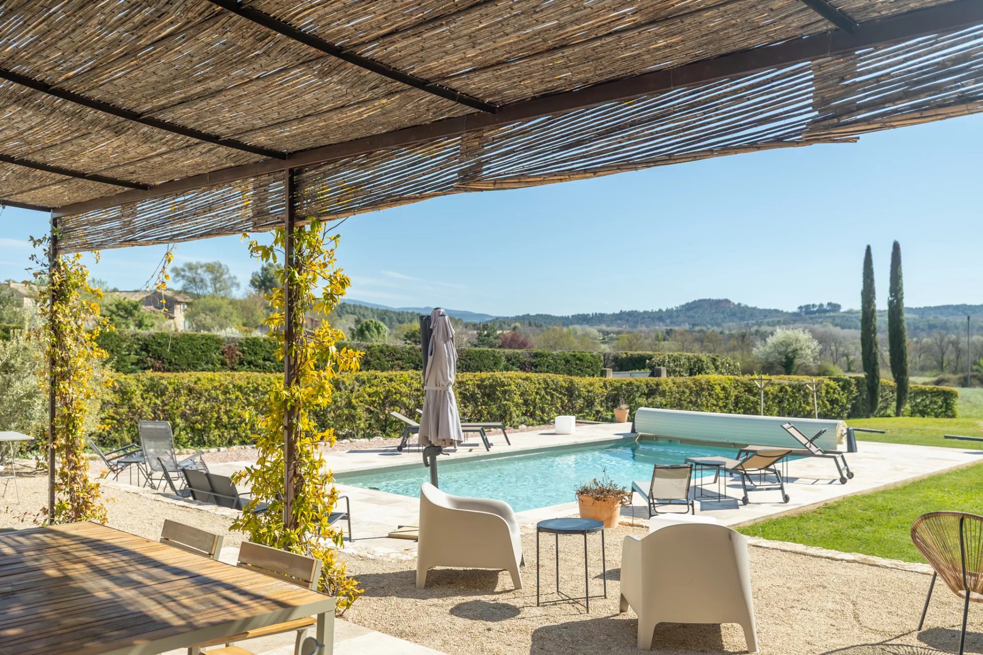 Roussillon - Charmante maison provençale avec piscine et vue exceptionnelle