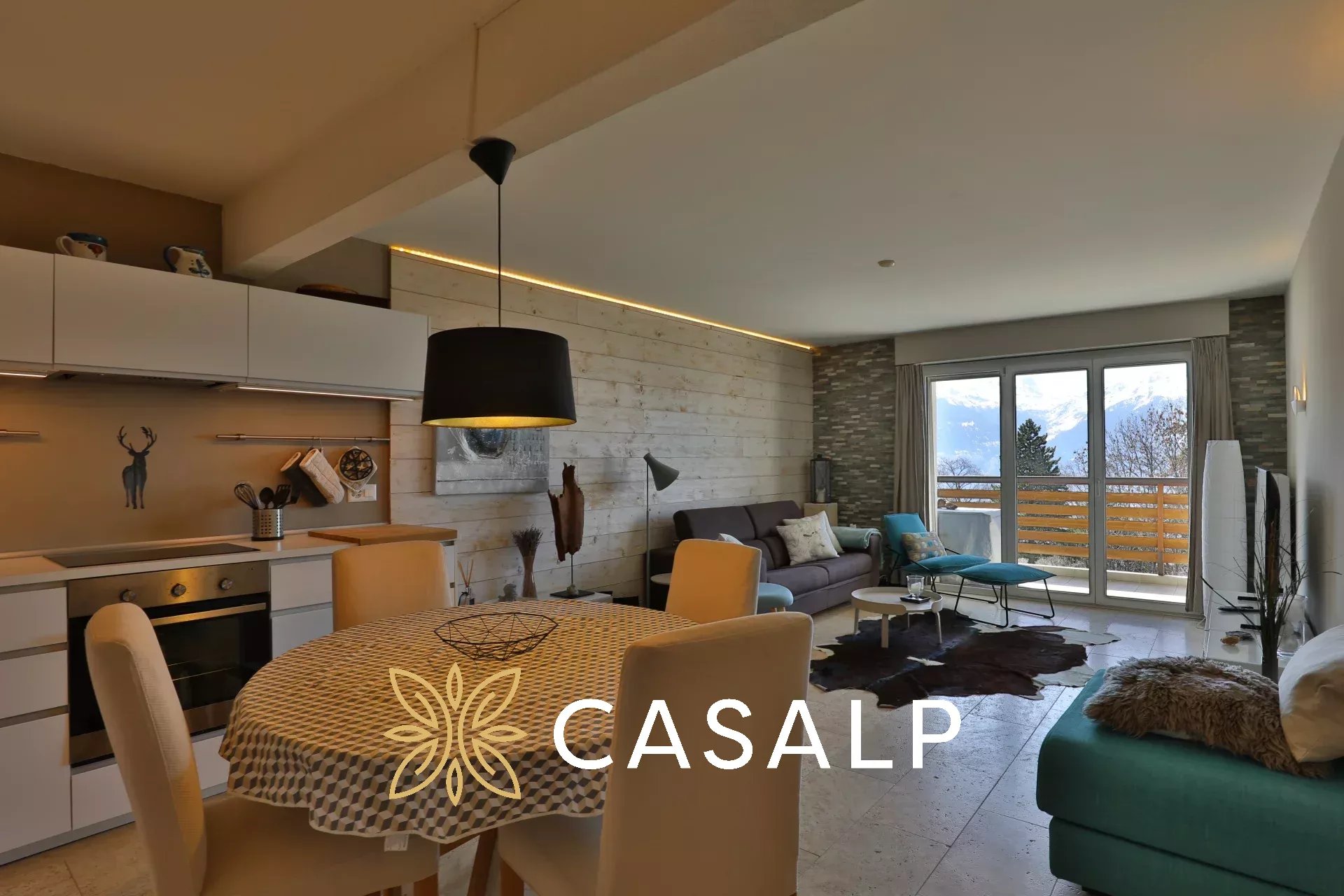 Agréable appartement de 2.5 pièces traversant à Montana