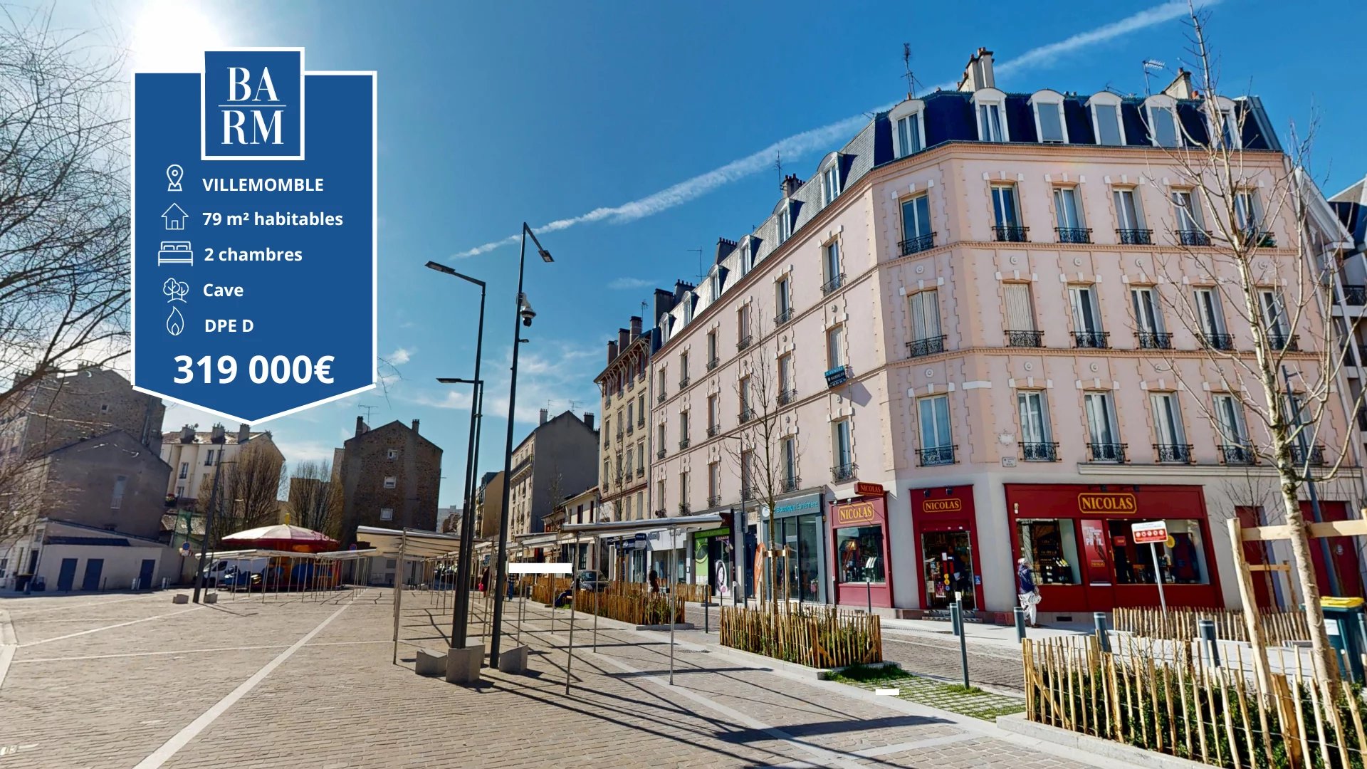 Vente Appartement Villemomble