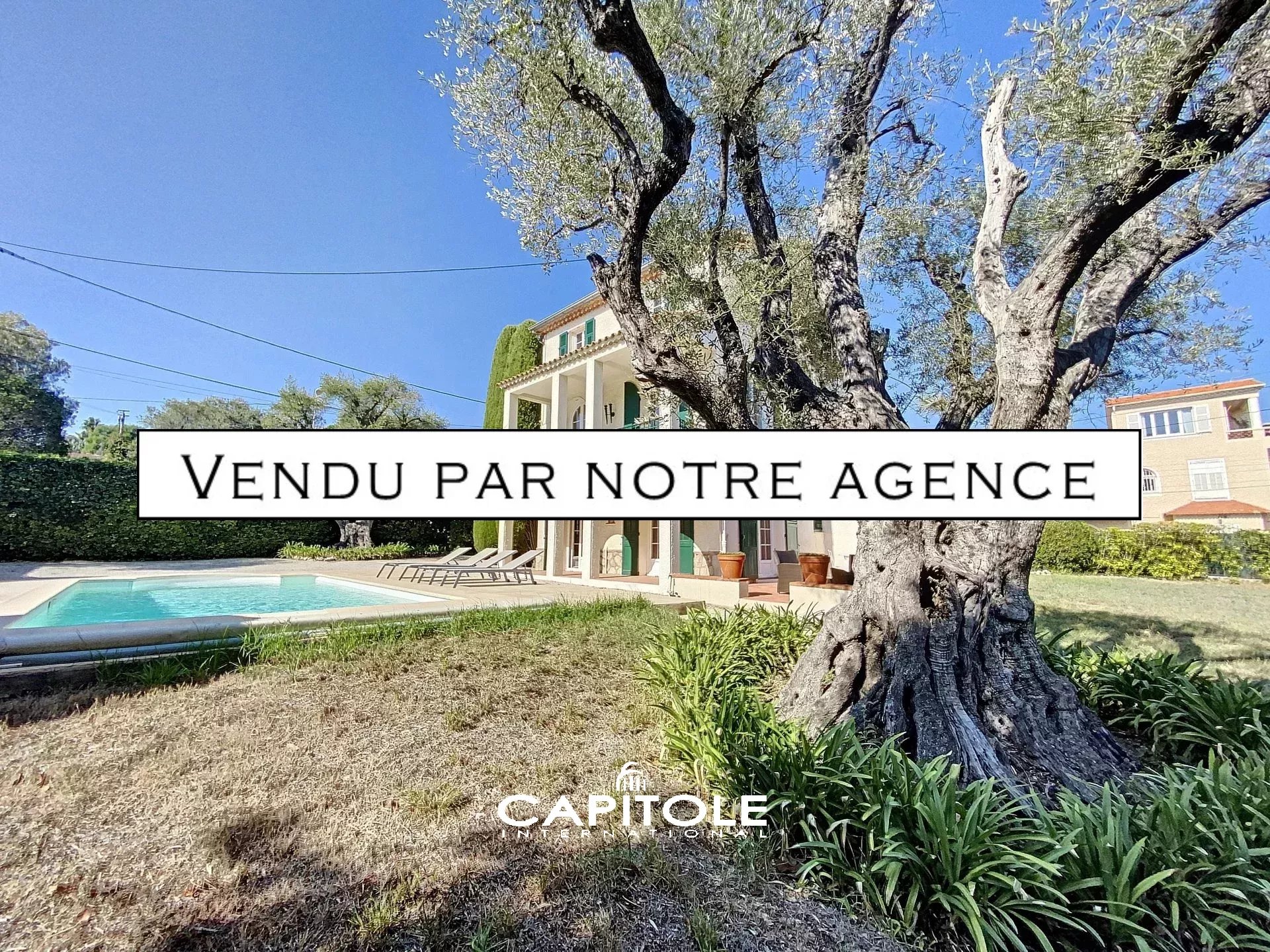 A vendre, Exclusivite, Cap d'Antibes, villa familiale 208 m², terrain, piscine