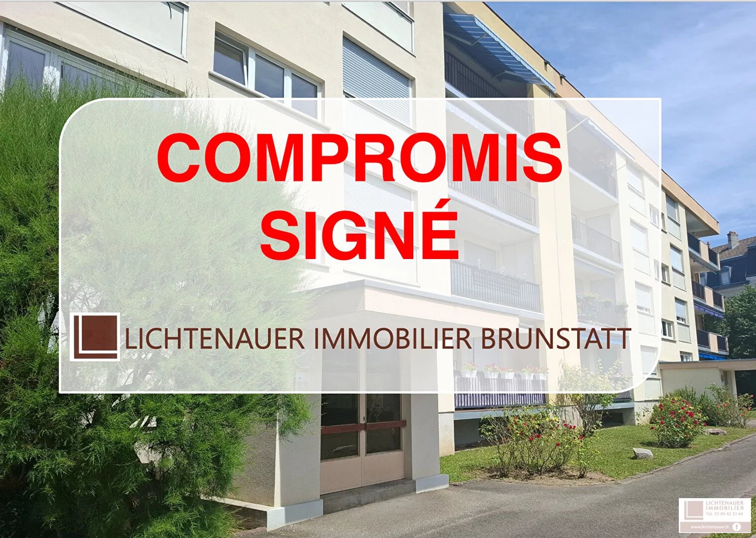 *** COMPROMIS SIGNÉ POUR CET APPARTEMENT ***