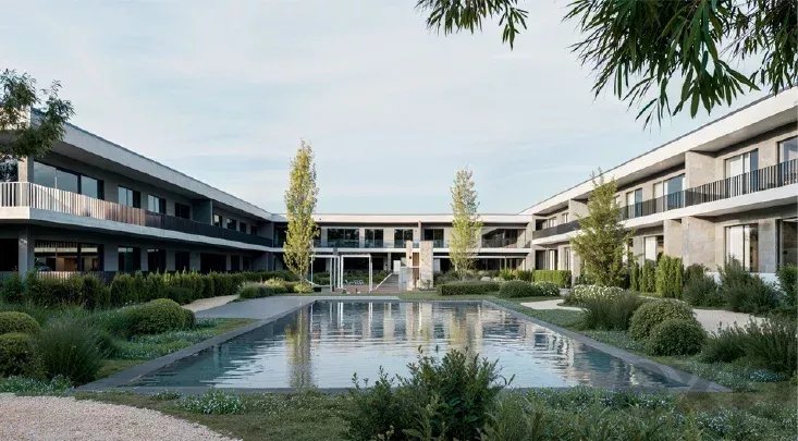 Apartamento T2 com Jardim e Piscina