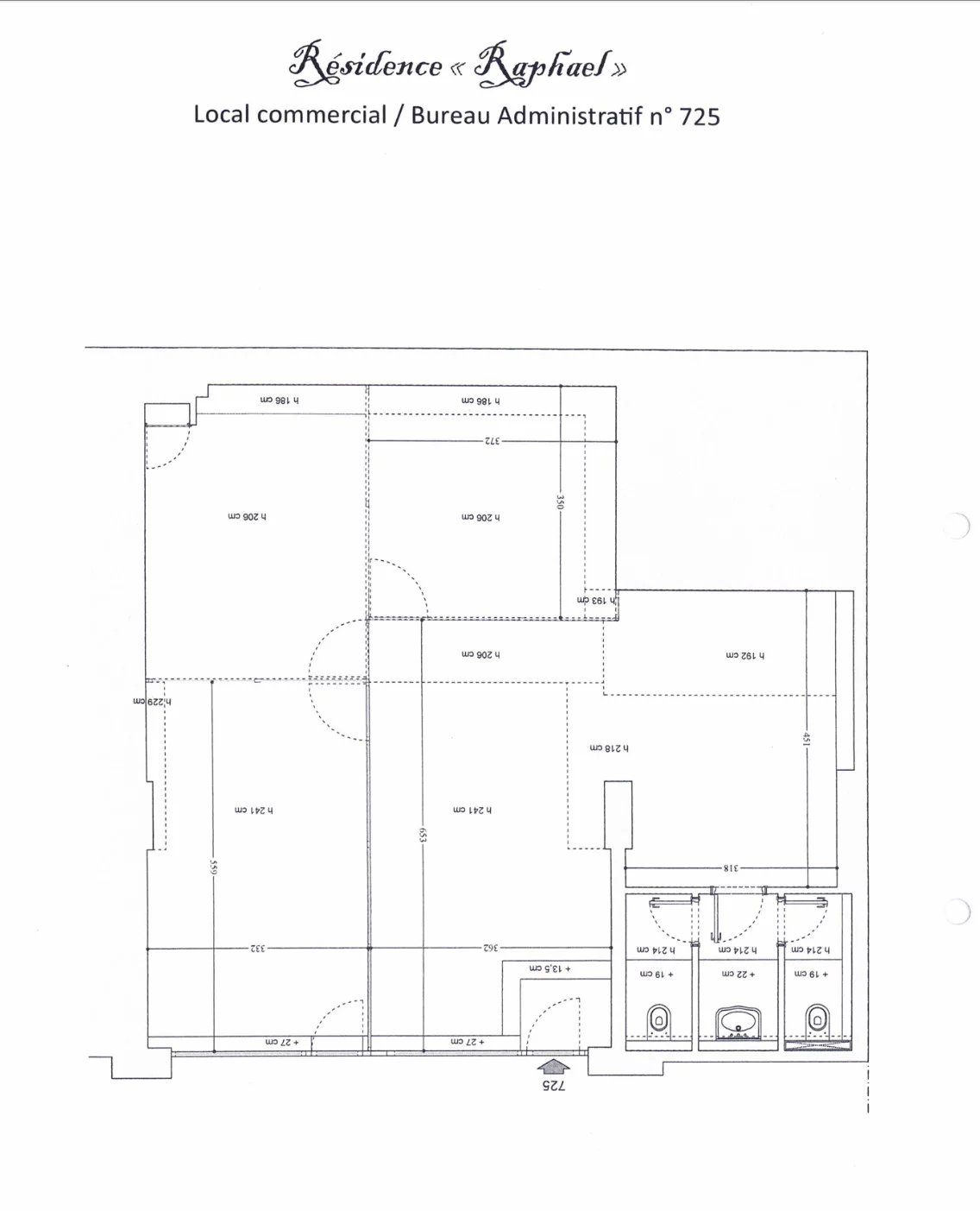 Ufficio con vista sul giardino in un ambiente tranquillo