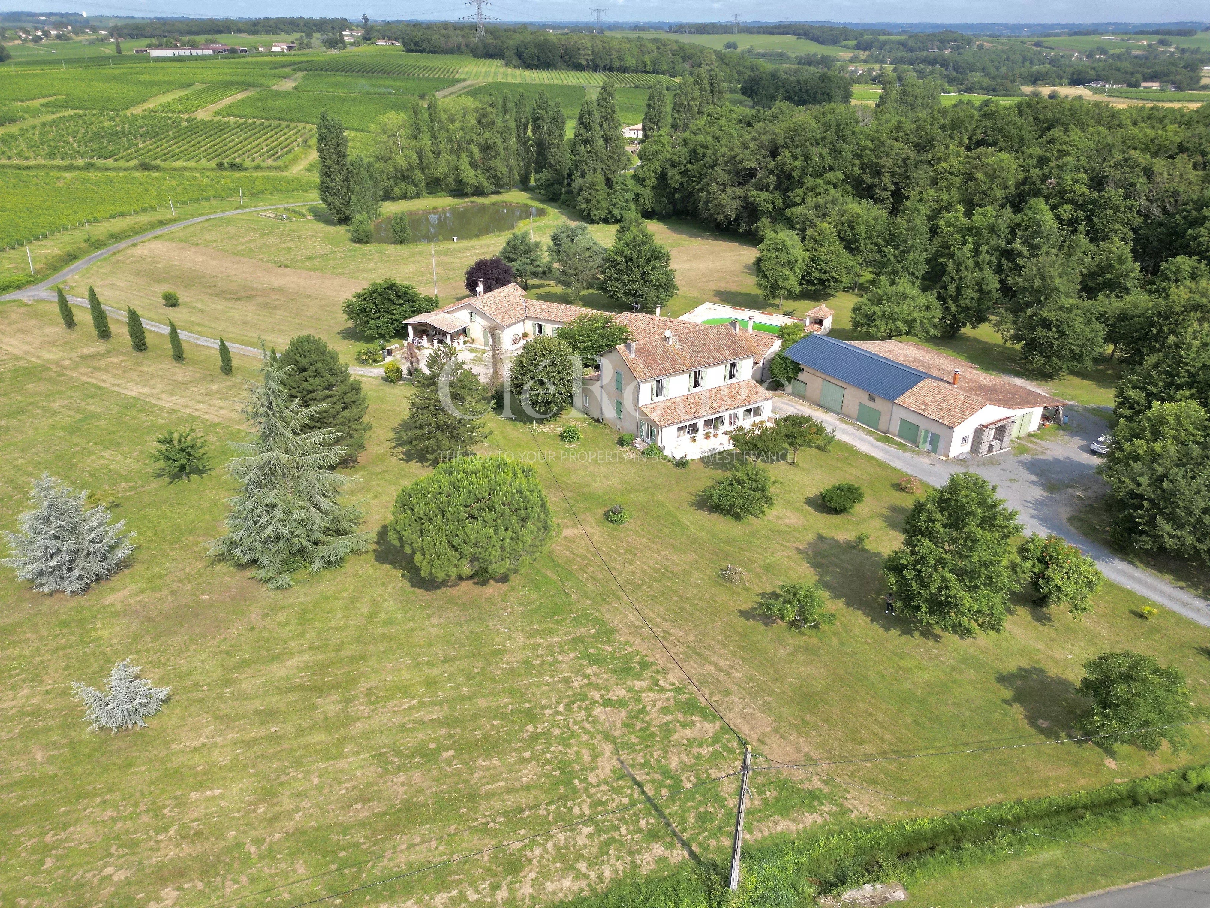 House in Gensac - view 1