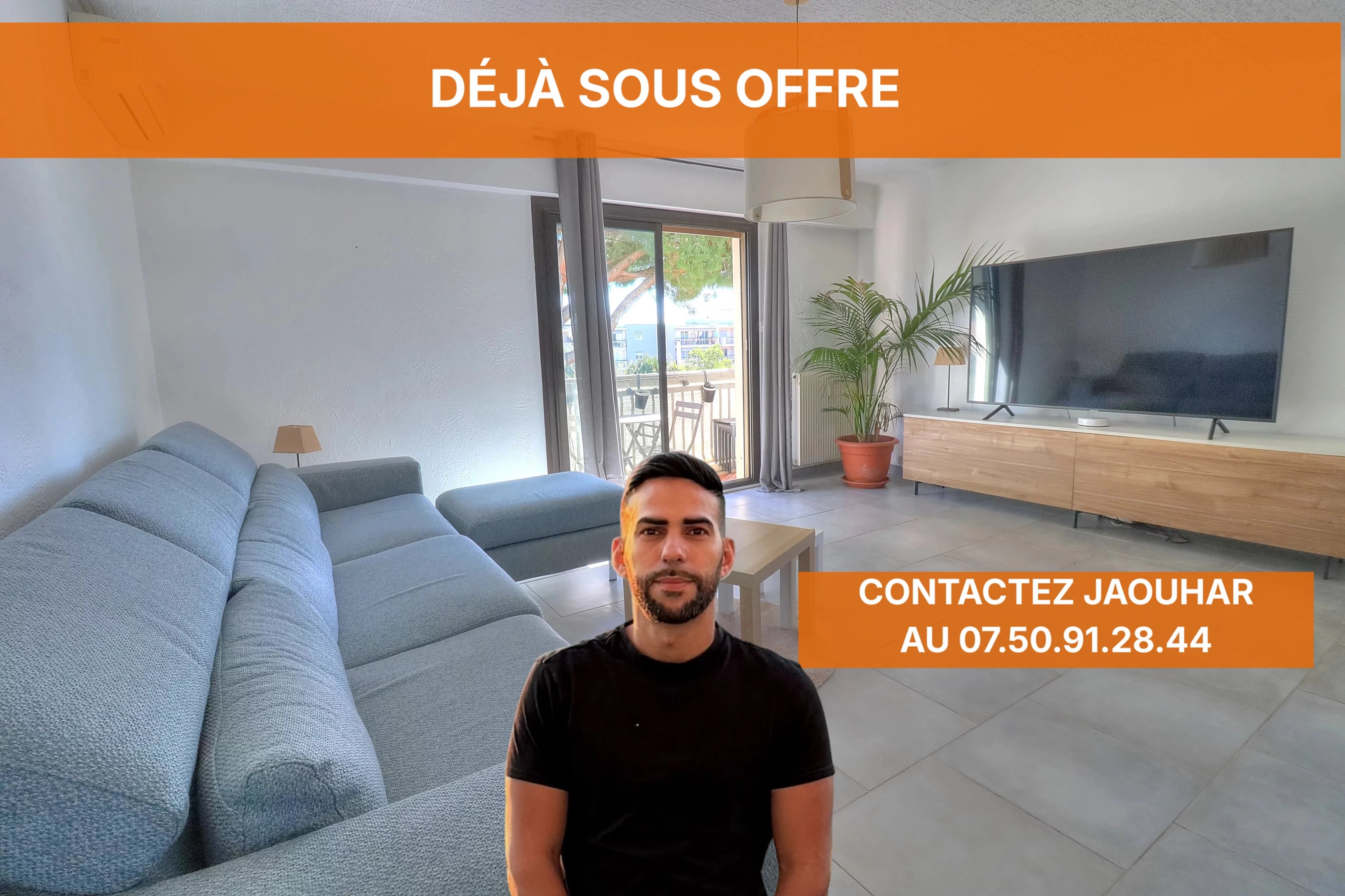 Antibes – 2 pièces lumineux en dernier étage | 54 m²
