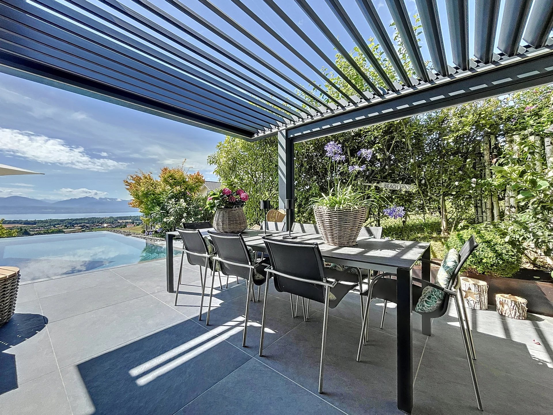 Un havre de paix face à un panorama d’exception