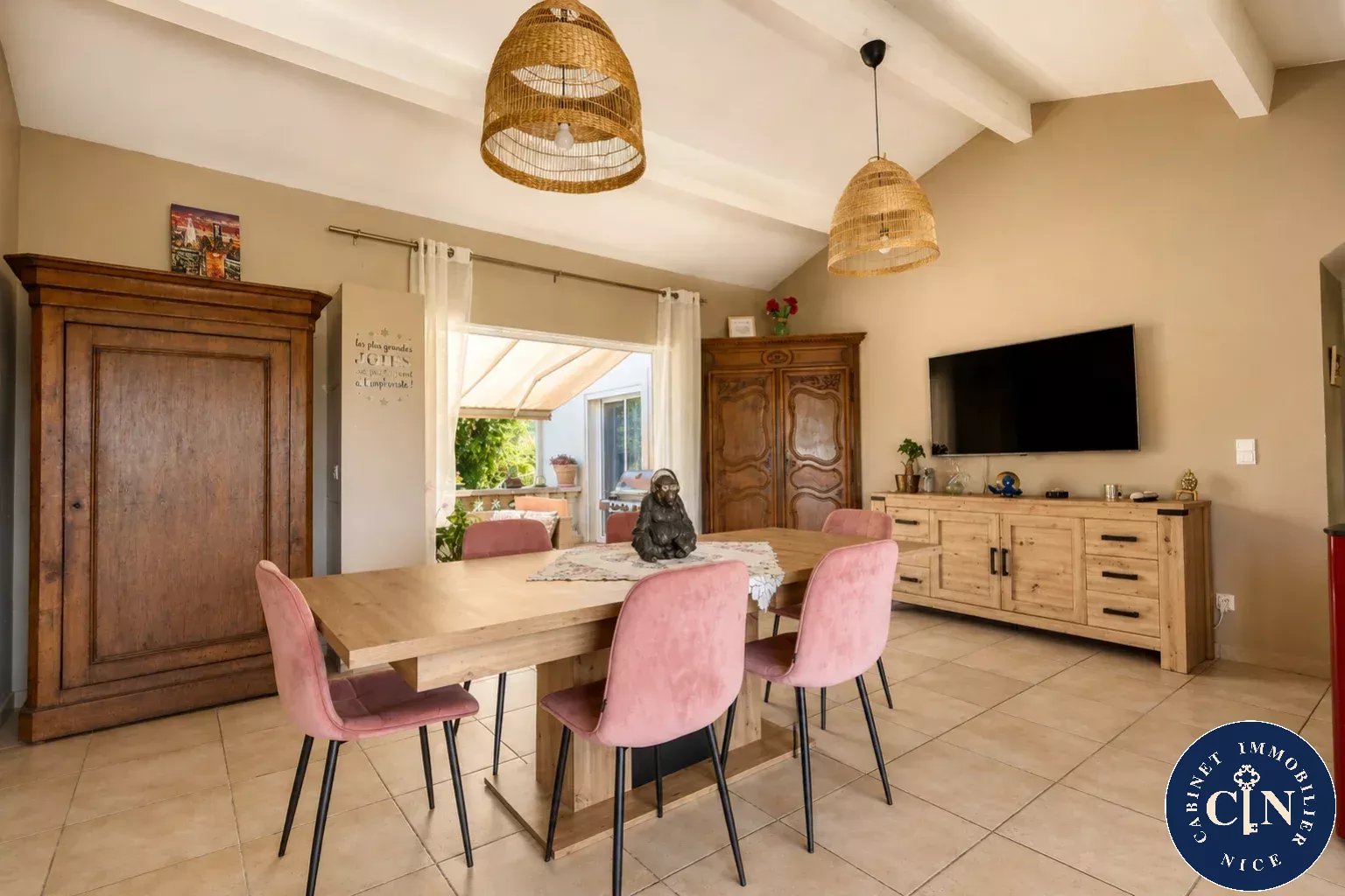 Villa 7 pièces 240 m² - Piscine chauffée vue dégagée - Contes — photo 4