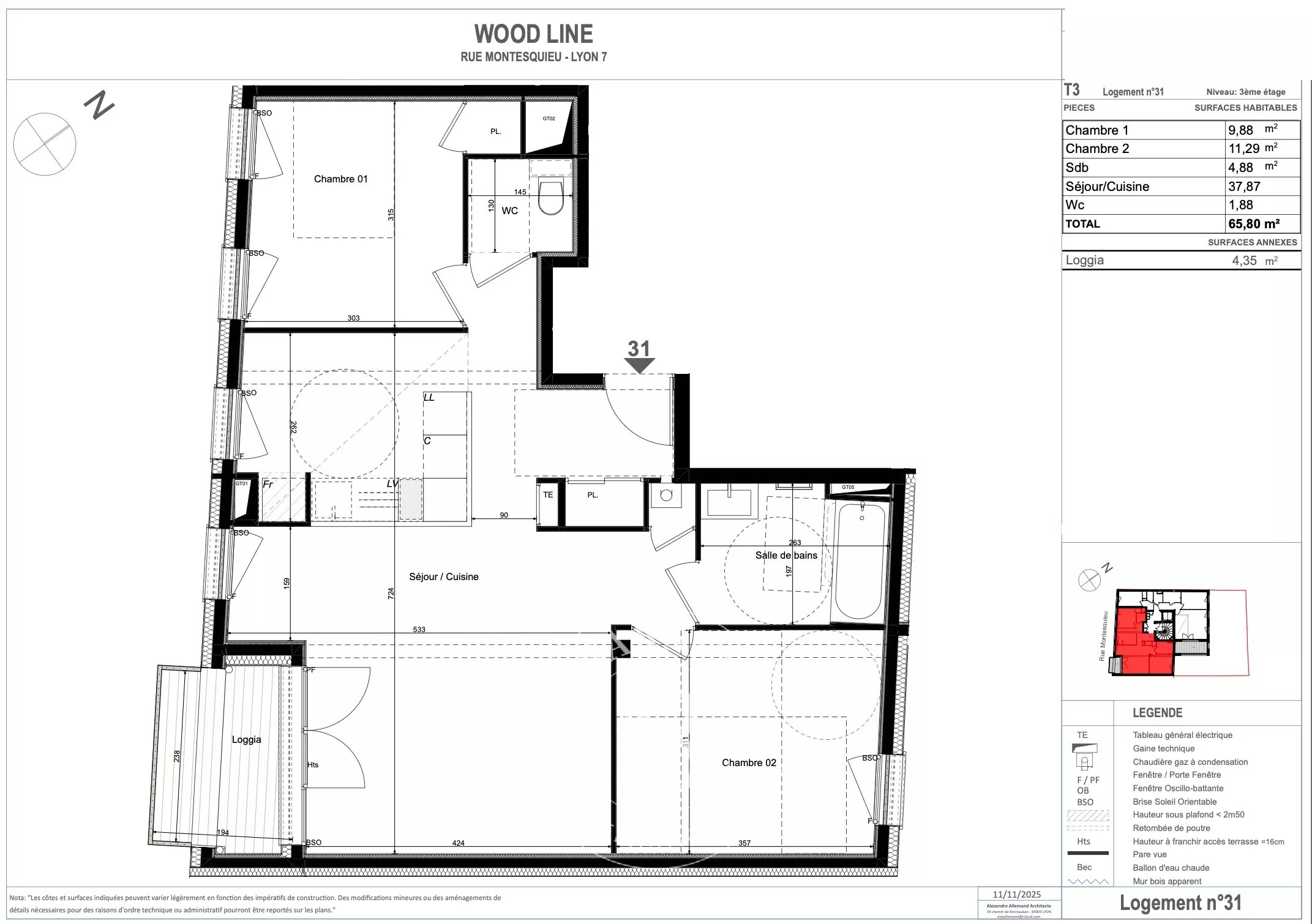 Appartement Lyon 69007  -  ref 86750575 (picture 1)
