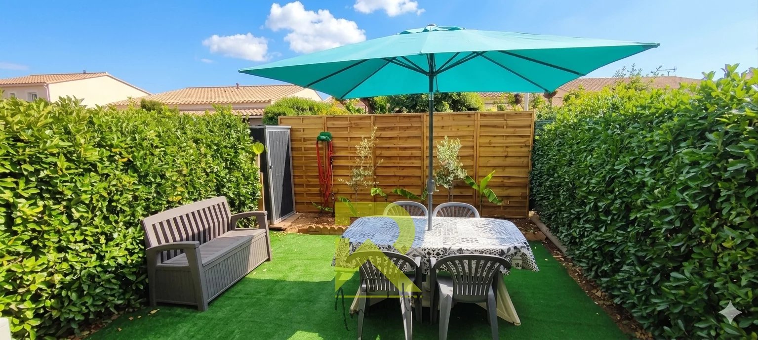 Superbe rez-de-jardin climatisé proche plage