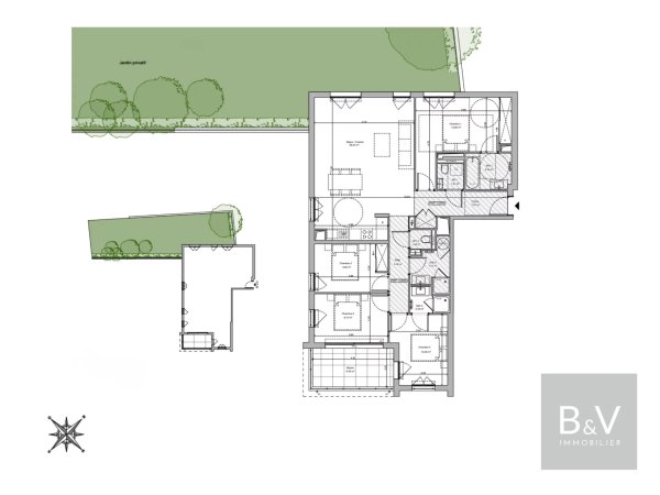 Stunning 108 sqm 4-Bedroom Apartment with Private Garden and High-End Features — photo 2