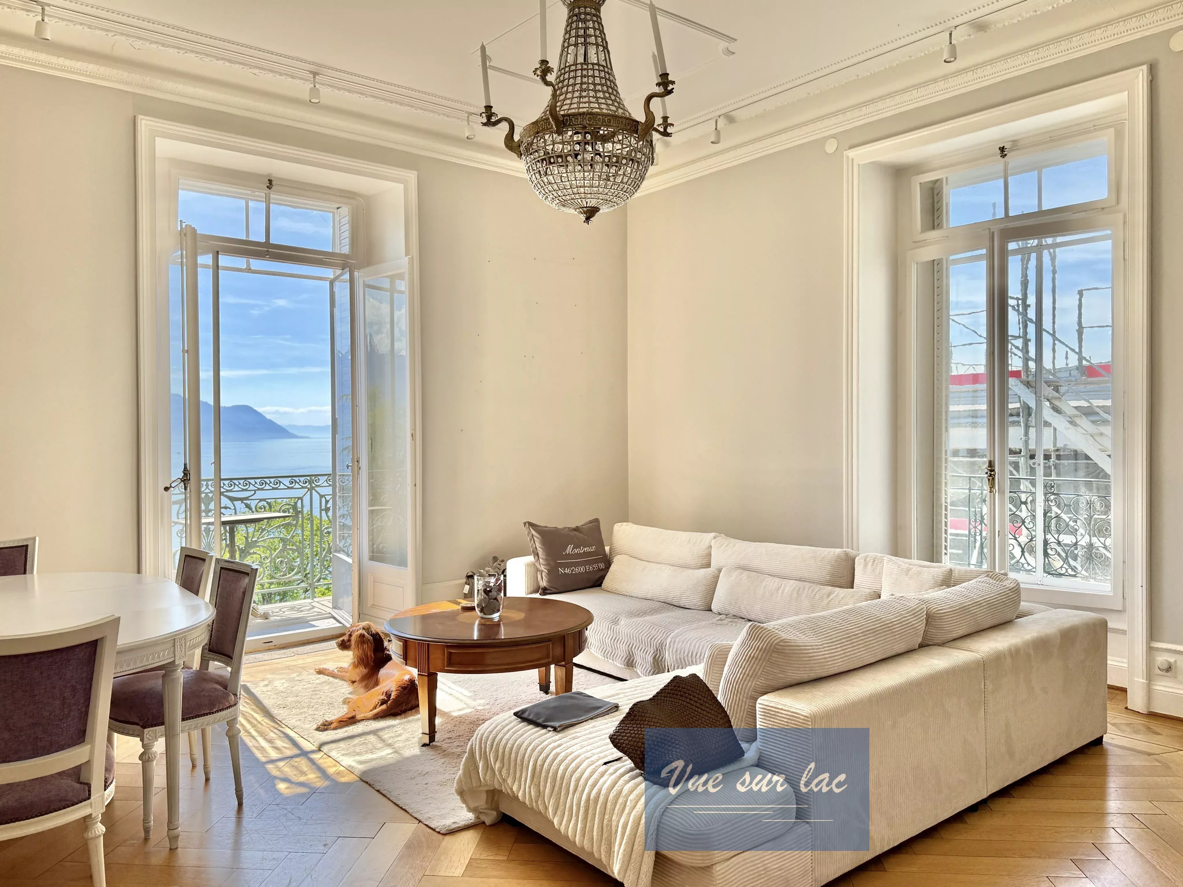 Appartement de charme à Montreux avec vue imprenable