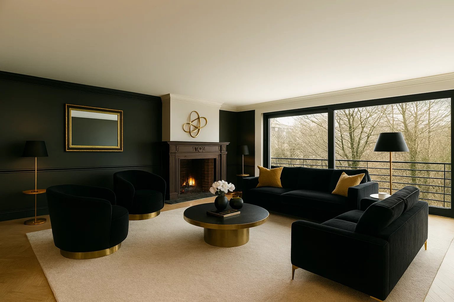 Elegant reception apartment in the heart of Champel