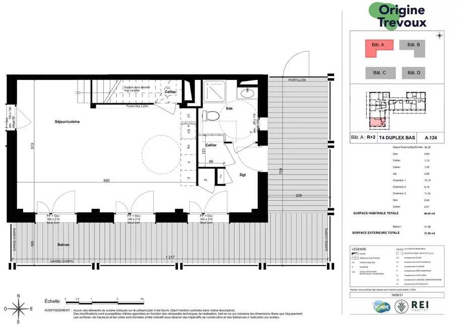 Appartement neuf 4 pièces - À partir de 332 000 € TTC