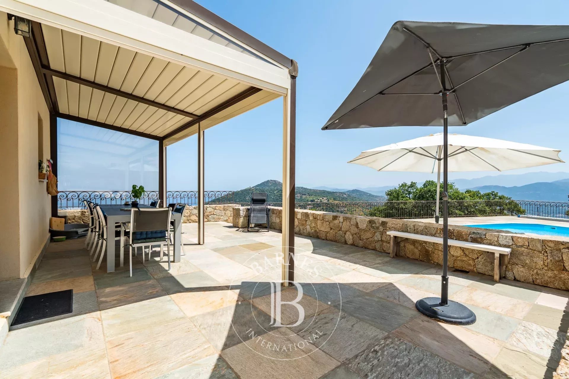 Santa-Reparata-Di-Balagna – Property – 5 Bedrooms – Heated Pool – Panoramic Sea and Mountain Views