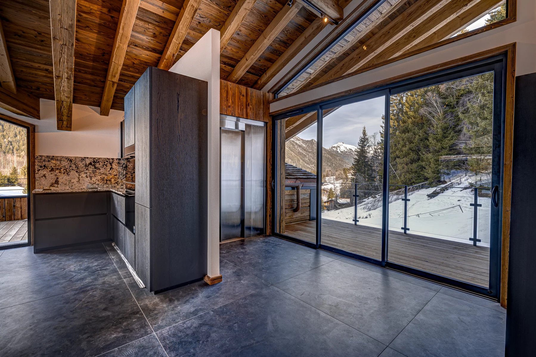 Photo of CHAMONIX – A recently completed, luxury 5-bedroom chalet with pool in le Lavancher