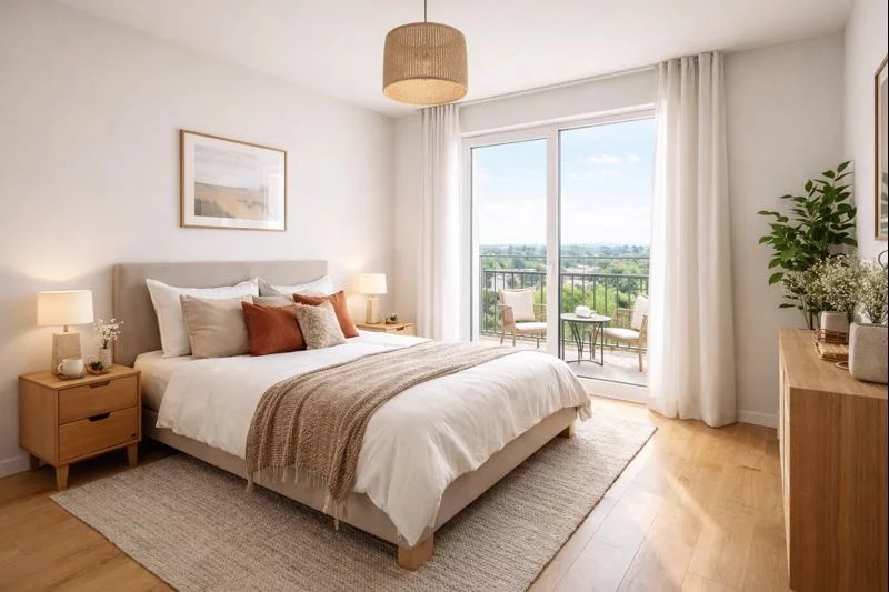 92800 PUTEAUX - T5 - BALCON - PLEIN SUD - Photo 2