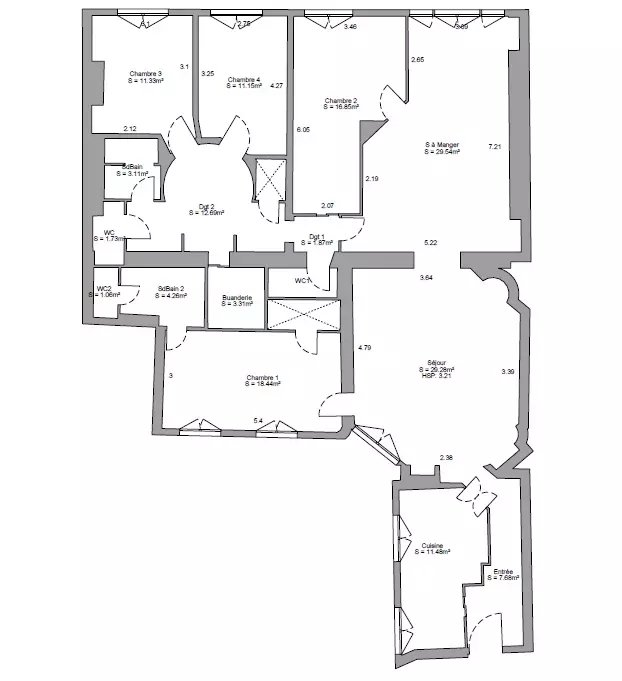 Daire Paris 3ème - picture 16
