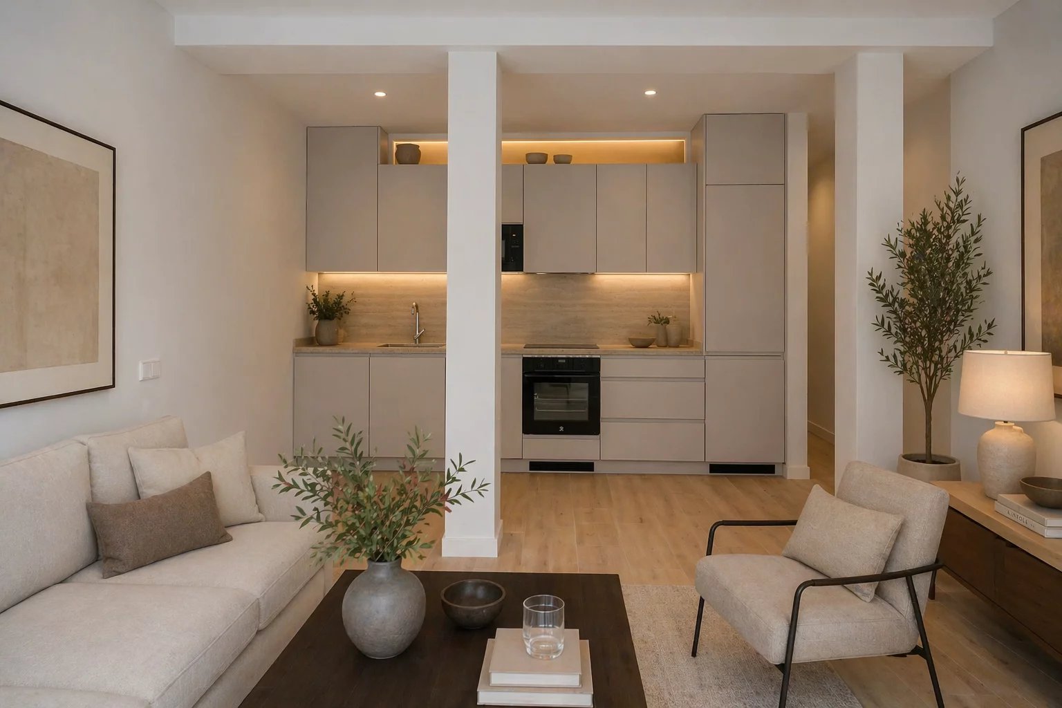 Modern appartement de 3 chambres au centre de Madrid