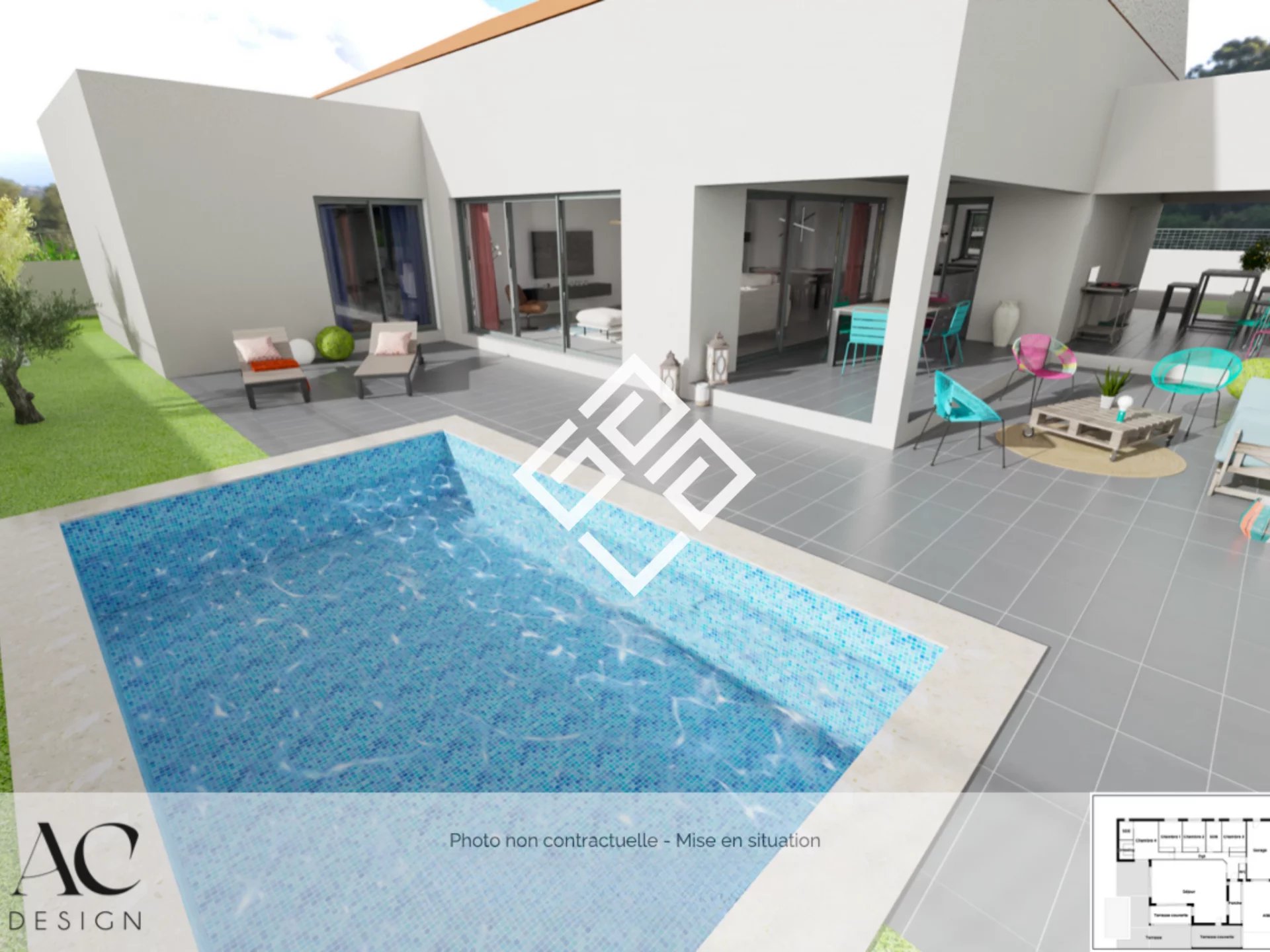 Villa de plain-pied aux prestations d'exception