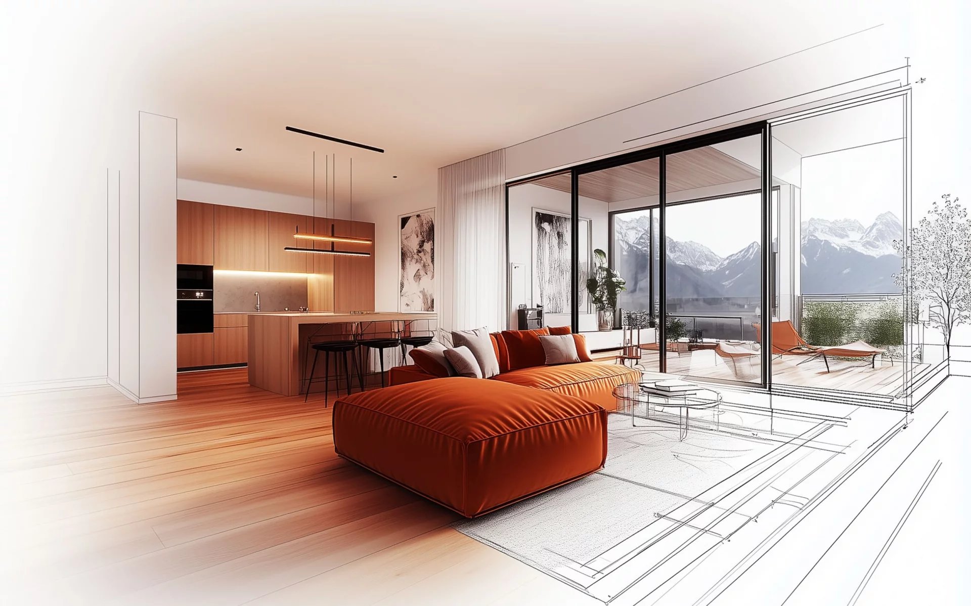 3.5-room apartment in a luxury residence