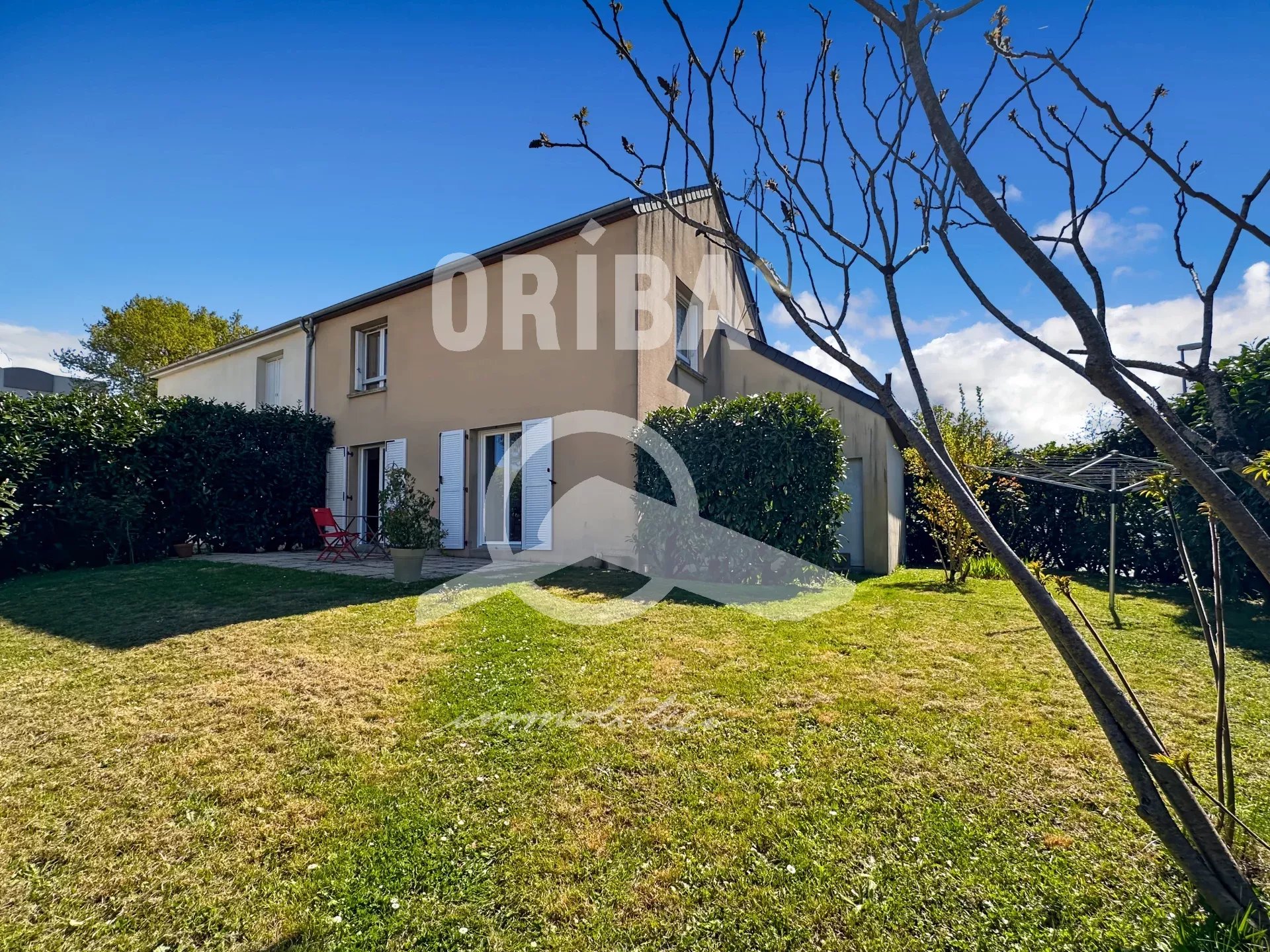Maison 3 chambres jardin garage