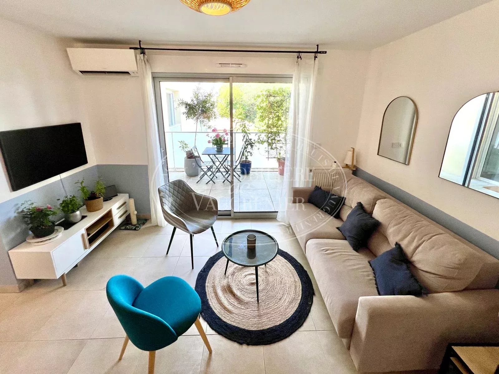 VENTE LE CANNET RESIDENTIEL APPARTEMENT 3 PIECES 369 000.-€