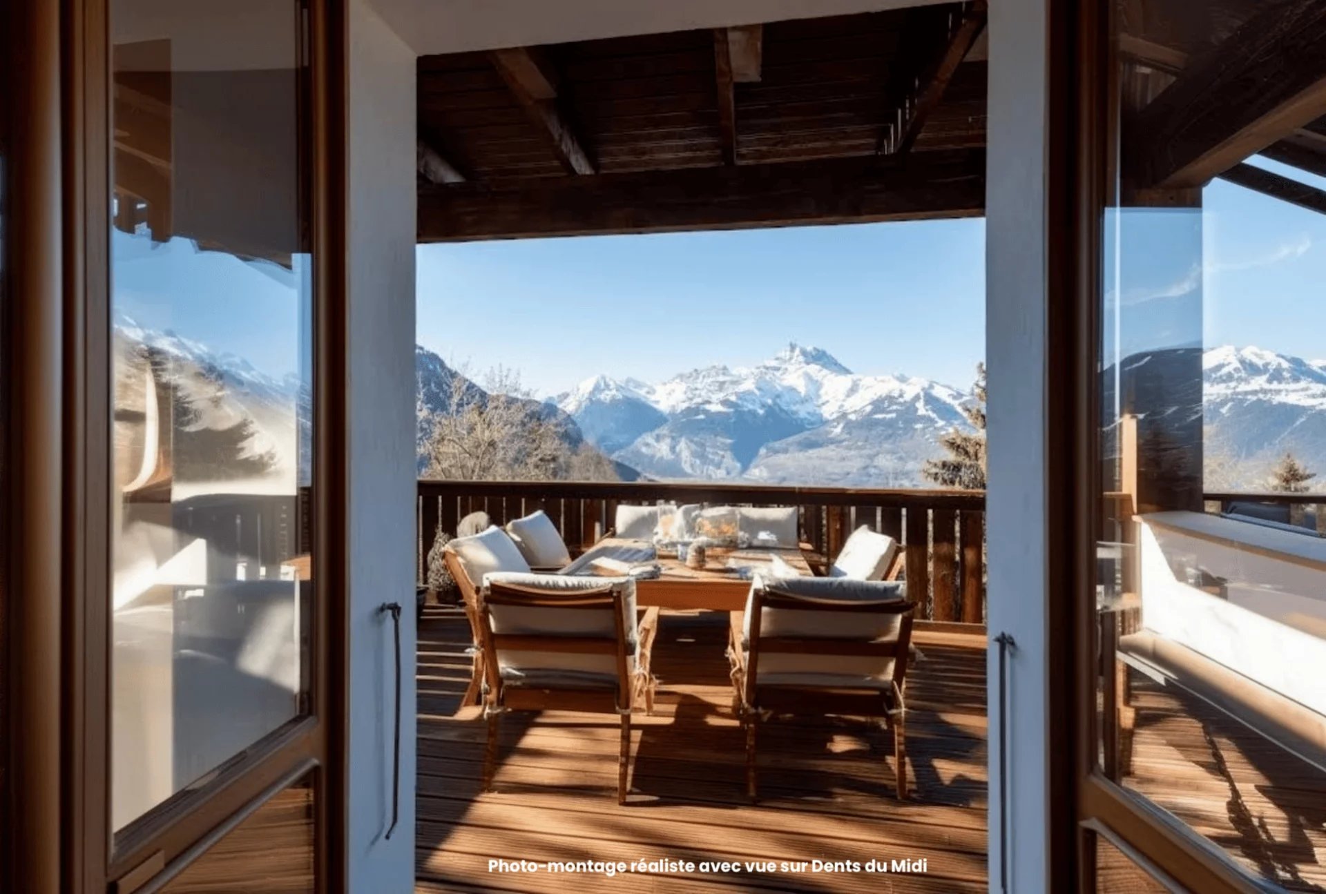 Land with valid permit for 3 villas in Bex