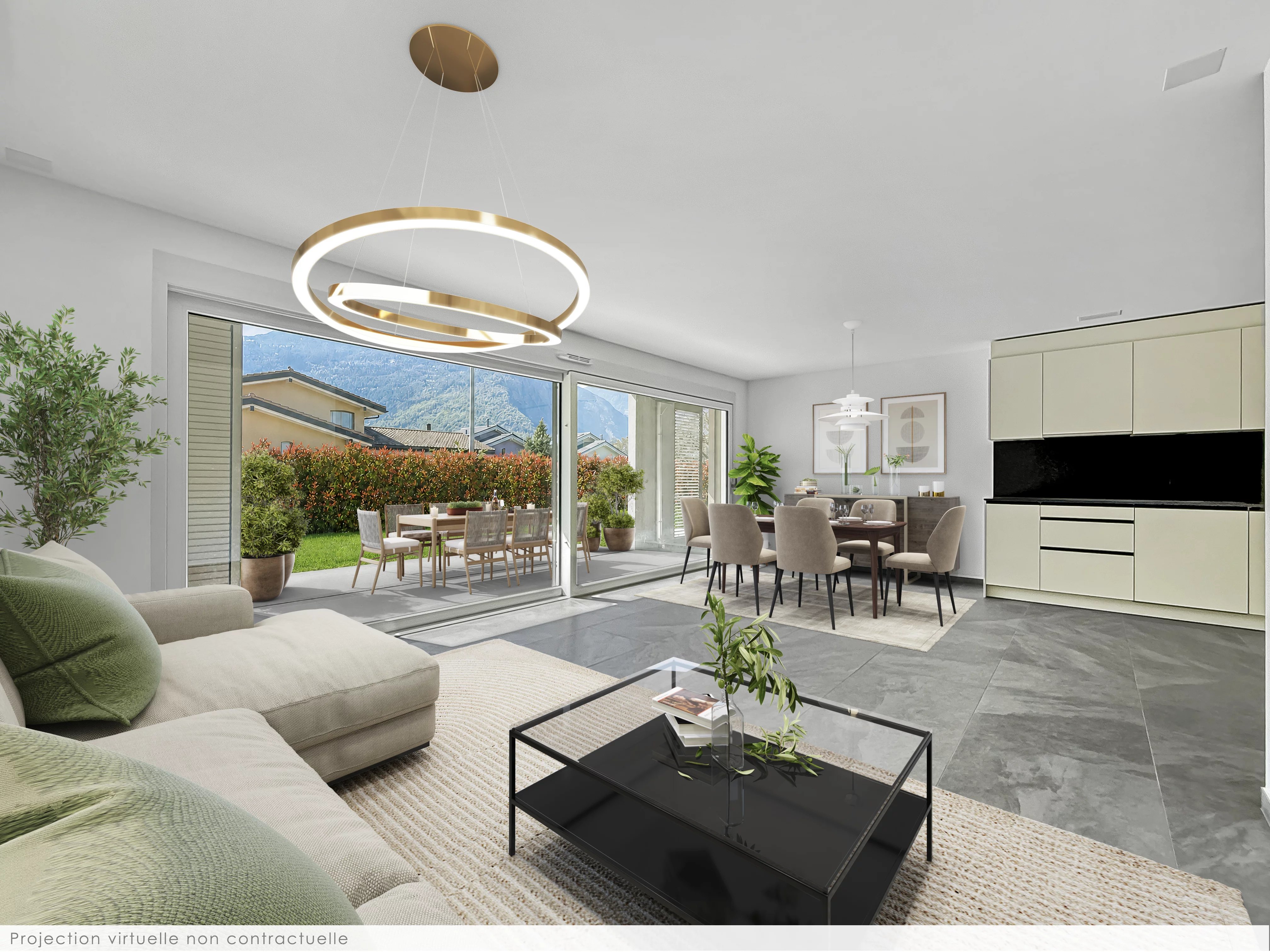 Appartement lumineux de 3.5 pièces à Martigny