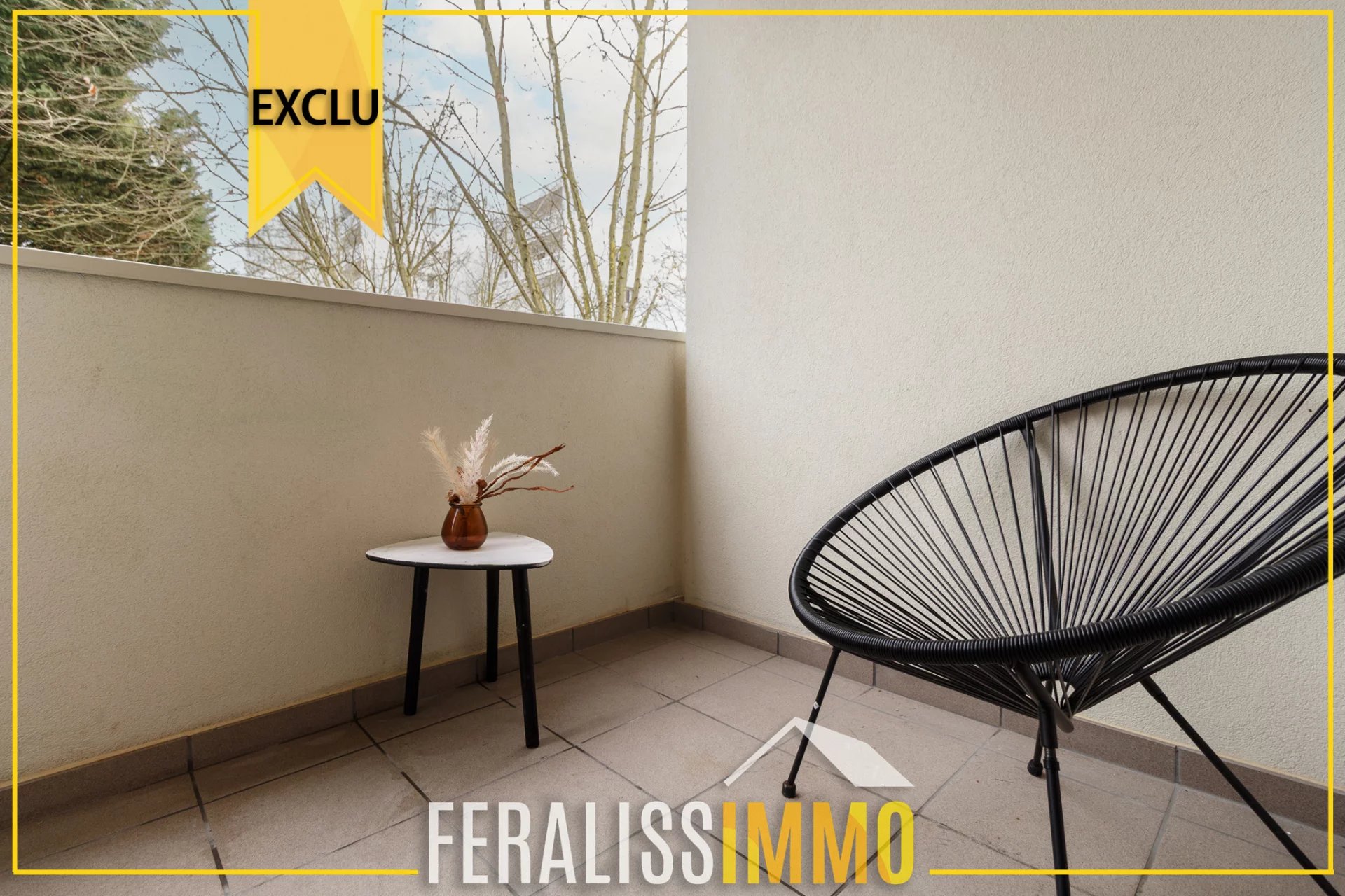 Spacieux et lumineux F3 à Cergy