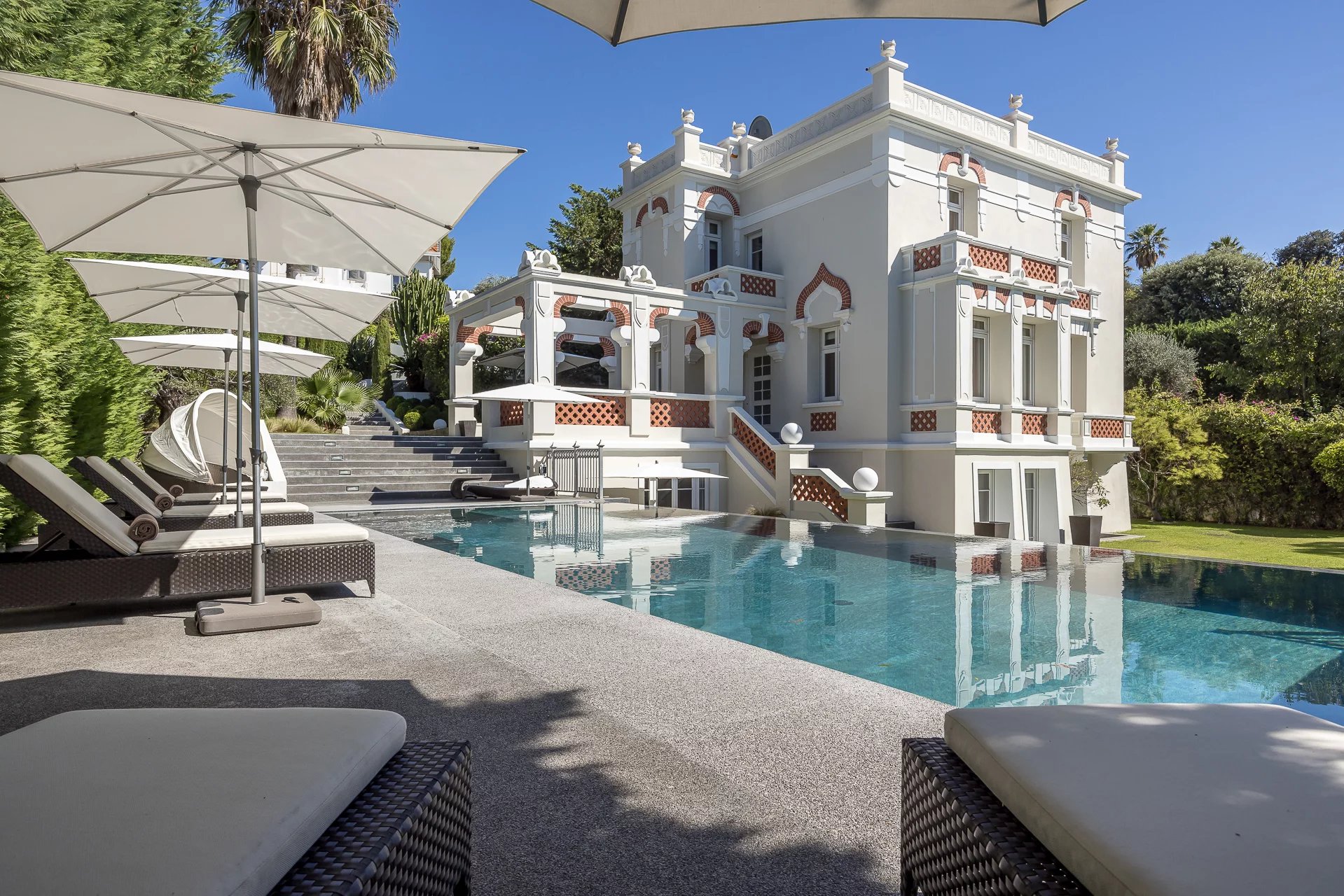 Villa of 1900's. West Side of Cap d'Antibes.