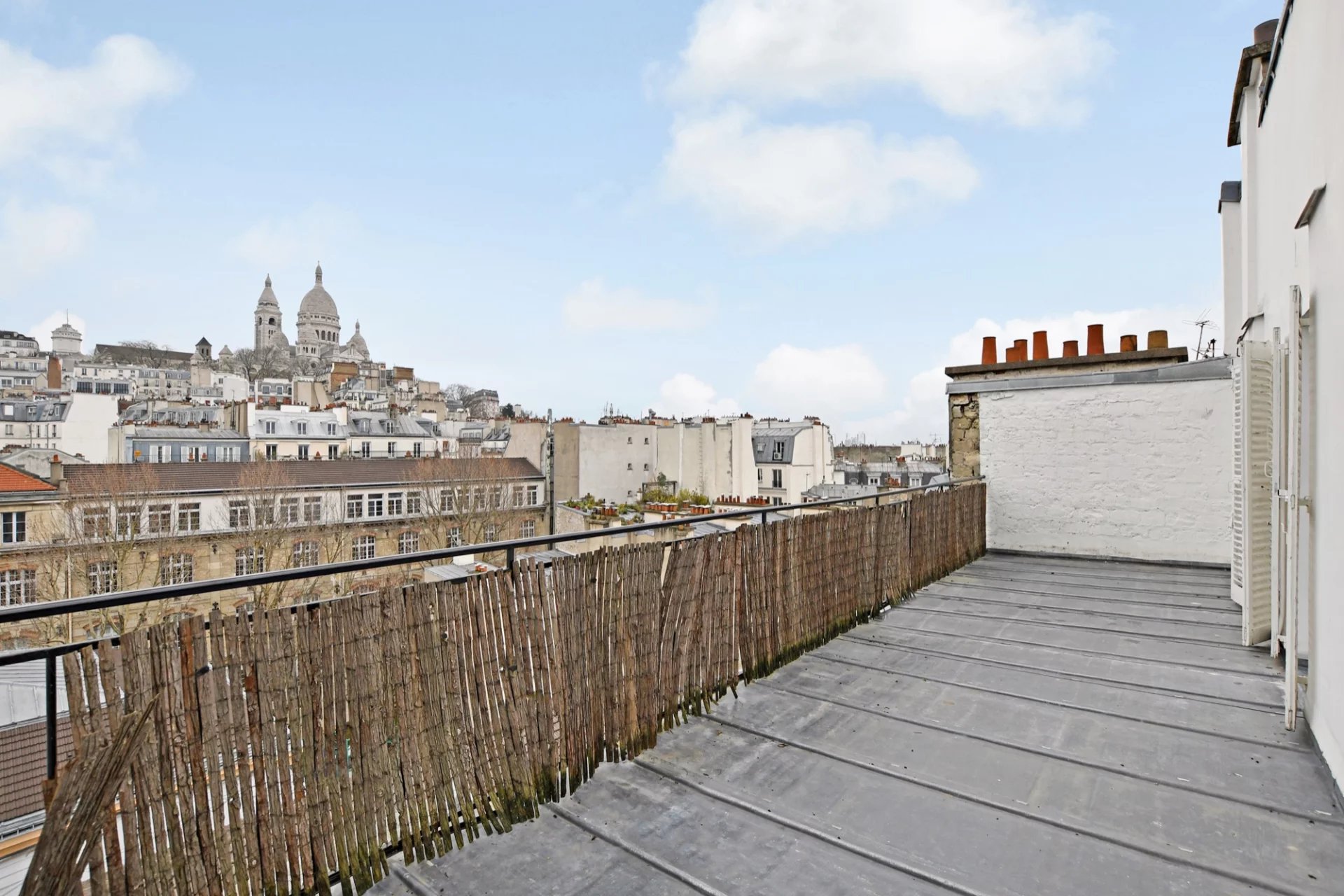 Terrasse avec vue exceptionnelle sur le Sacré-Coeur