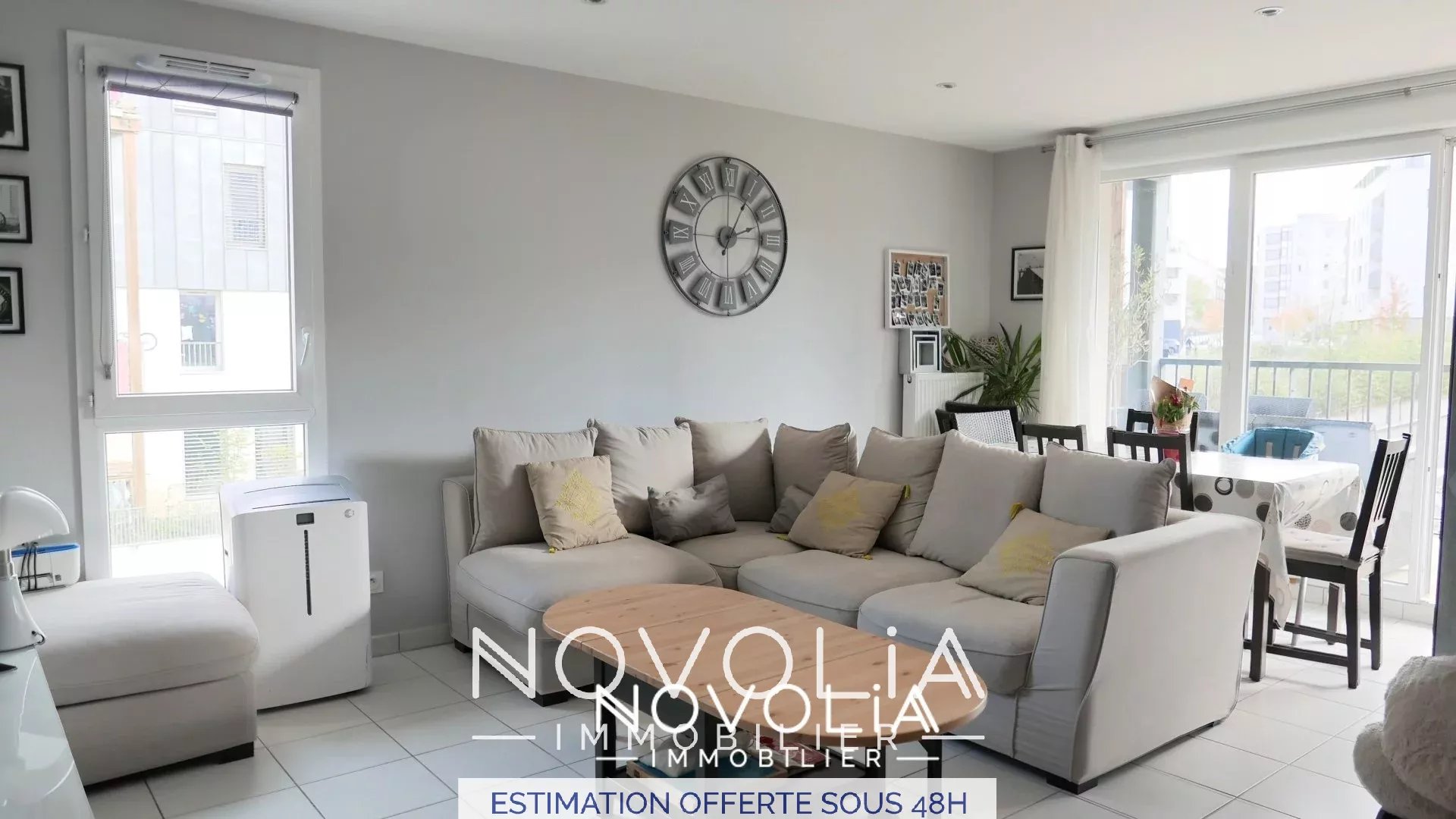 Achat Appartement Surface de 65.48 m/ Total carrez : 65 m, 3 pices, Villeurbanne (69100)