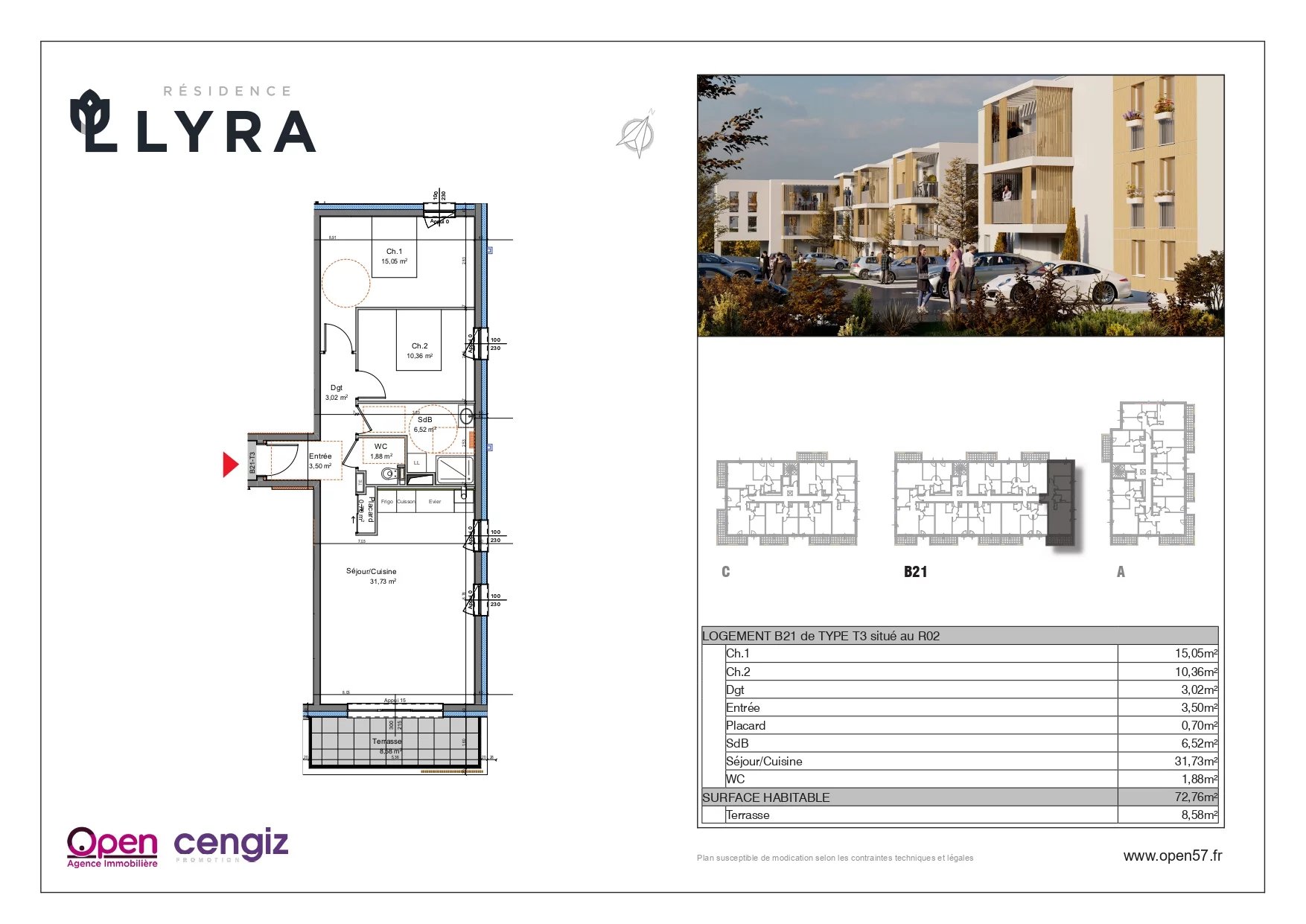 Vente Appartement Mexy