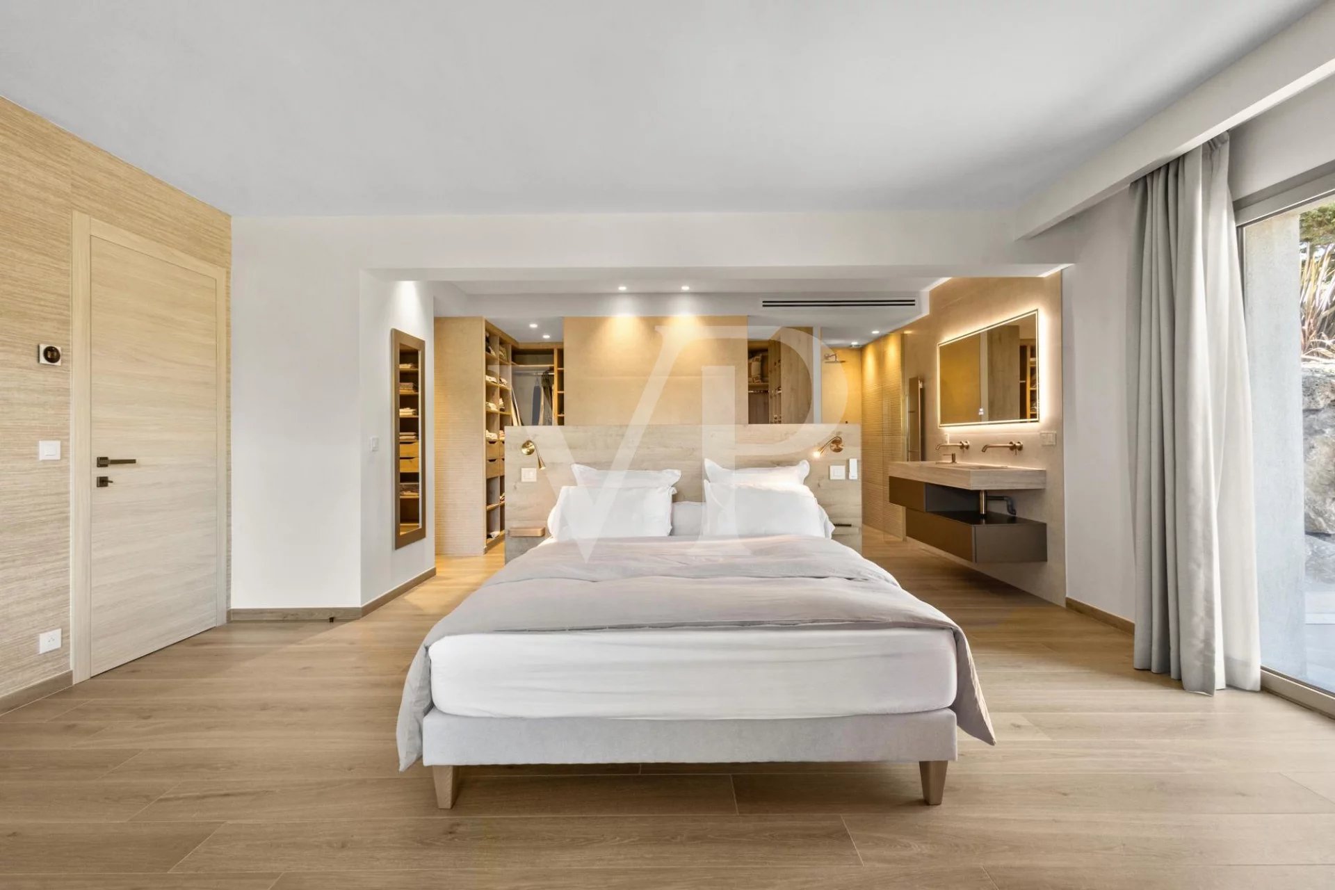 Near Cannes —  Contemporary Elegance with Sea View