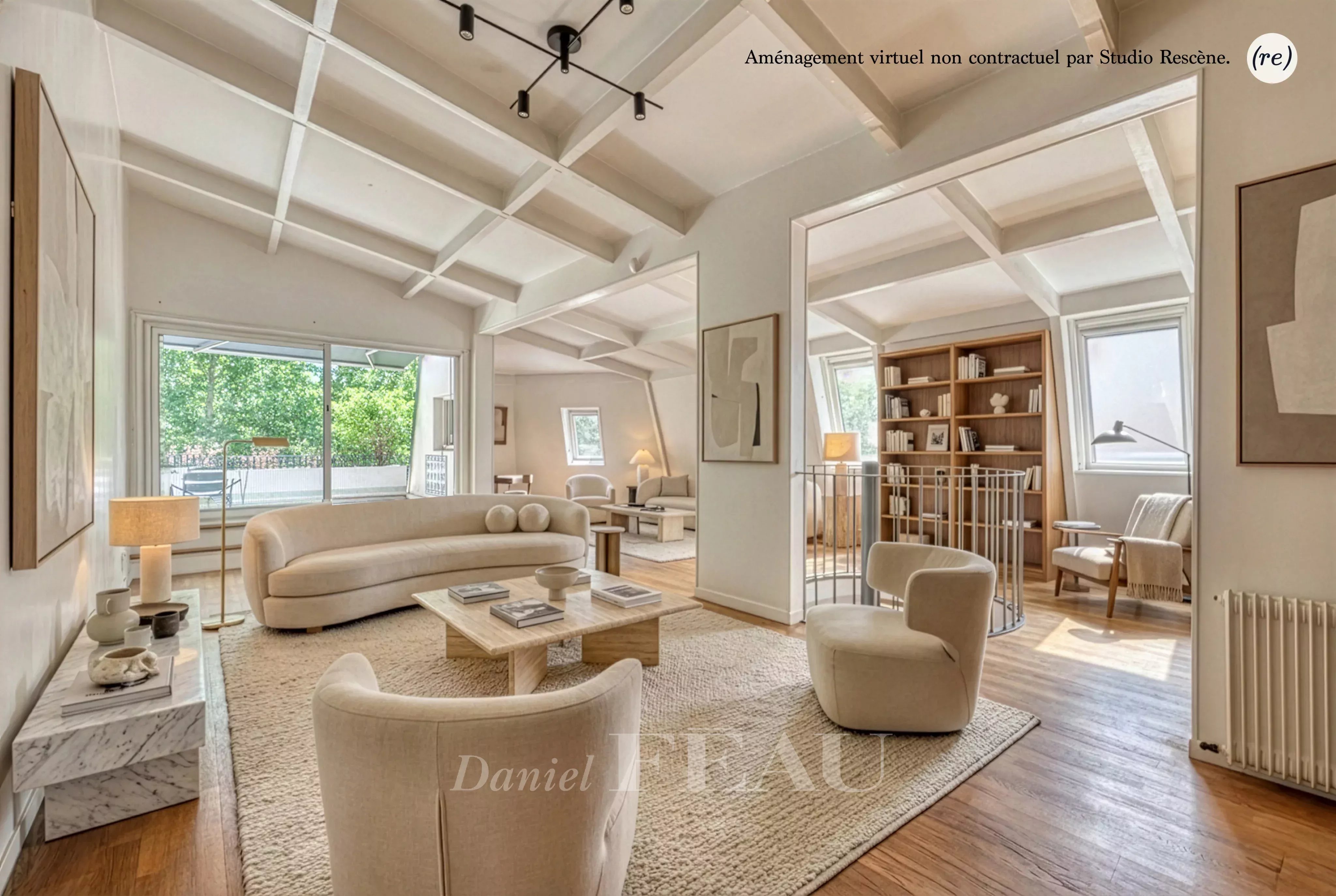 Boulogne Billancourt – An exceptional duplex apartment