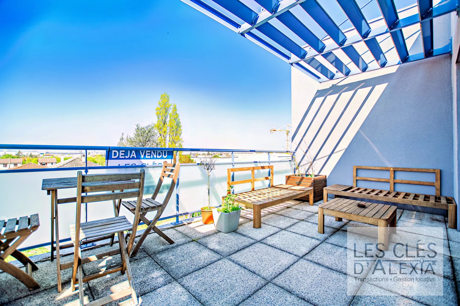 Appartement T3 avec terrasse de 24m² + garage