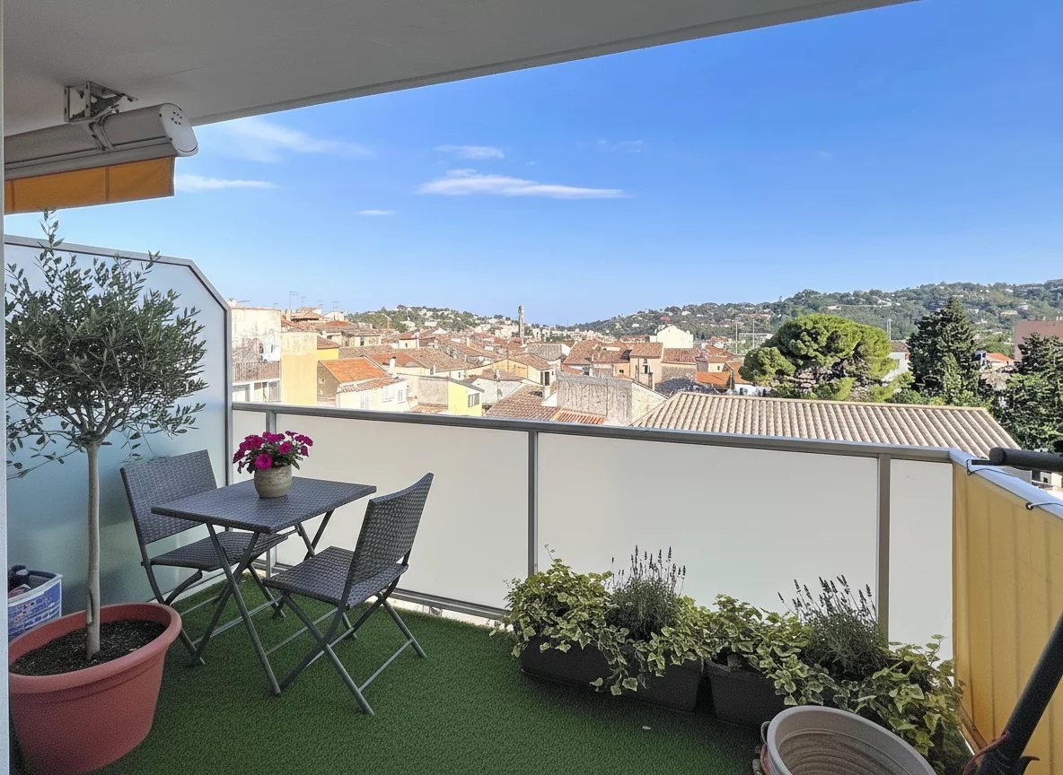 APPARTEMENT 3P TRAVERSANT VALLAURIS