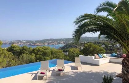 Villa with sea views in Cala Moli