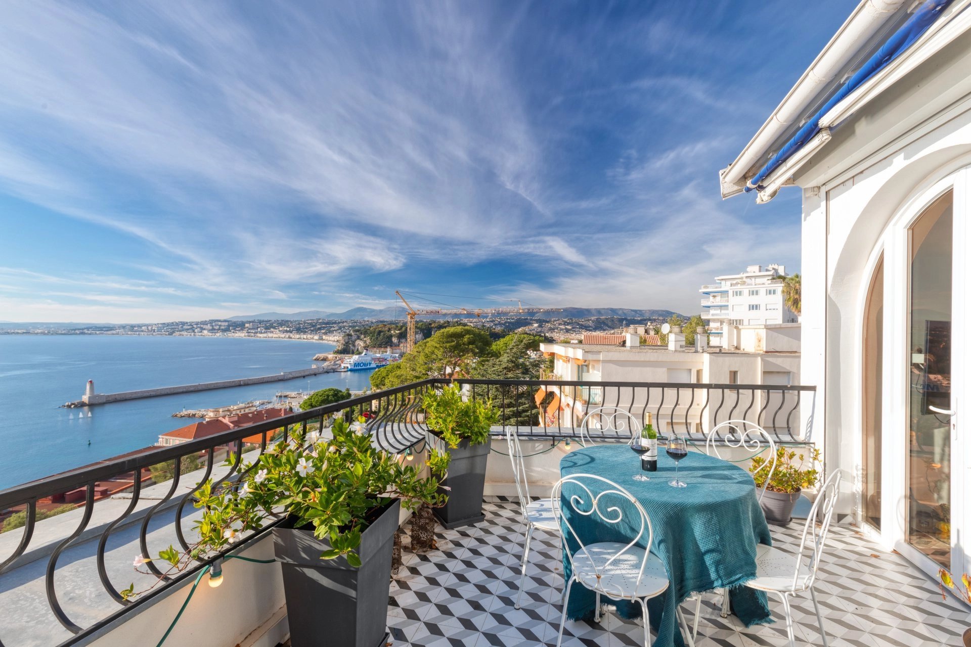 Nice Mont Boron - DERNIER Etage Terrasse et vue féerique