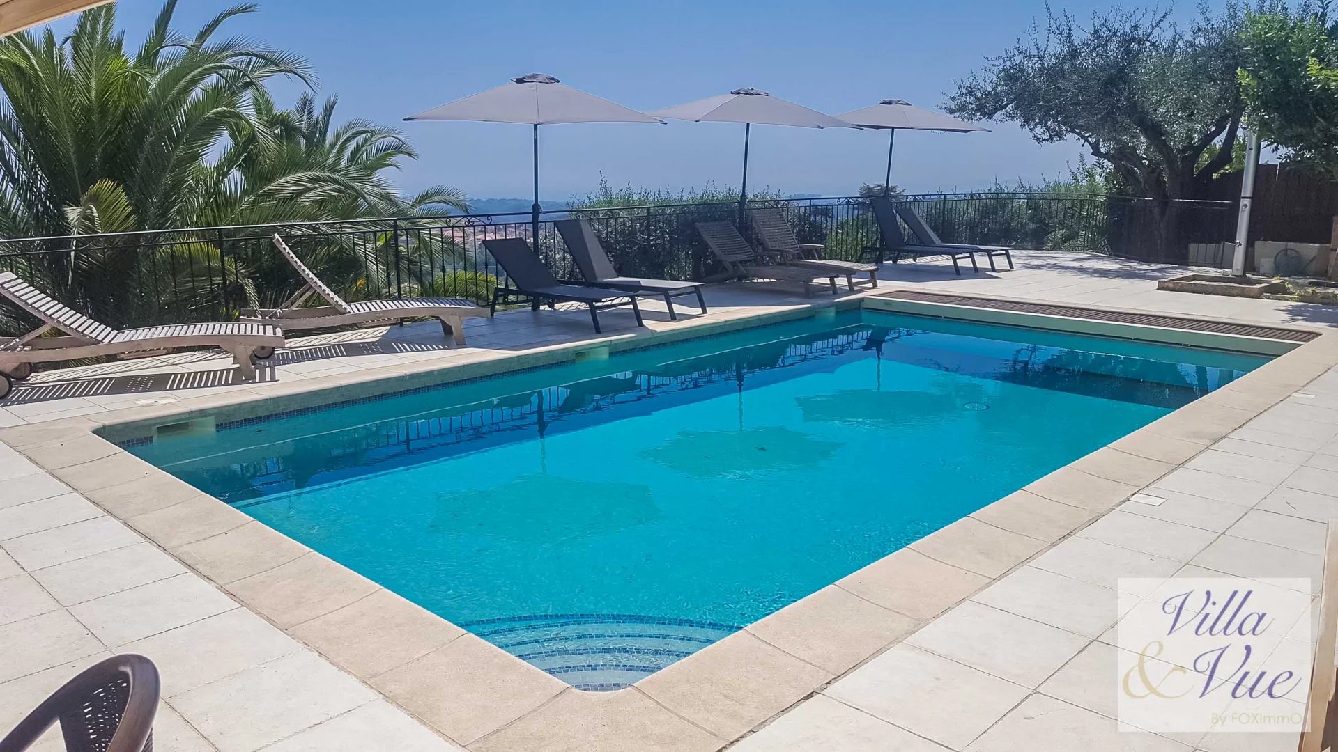 Vence - Villa d'architetto - Dominante - Vista mare mozzafiato - 250m2 - 4 Camere da letto - piscina - garage