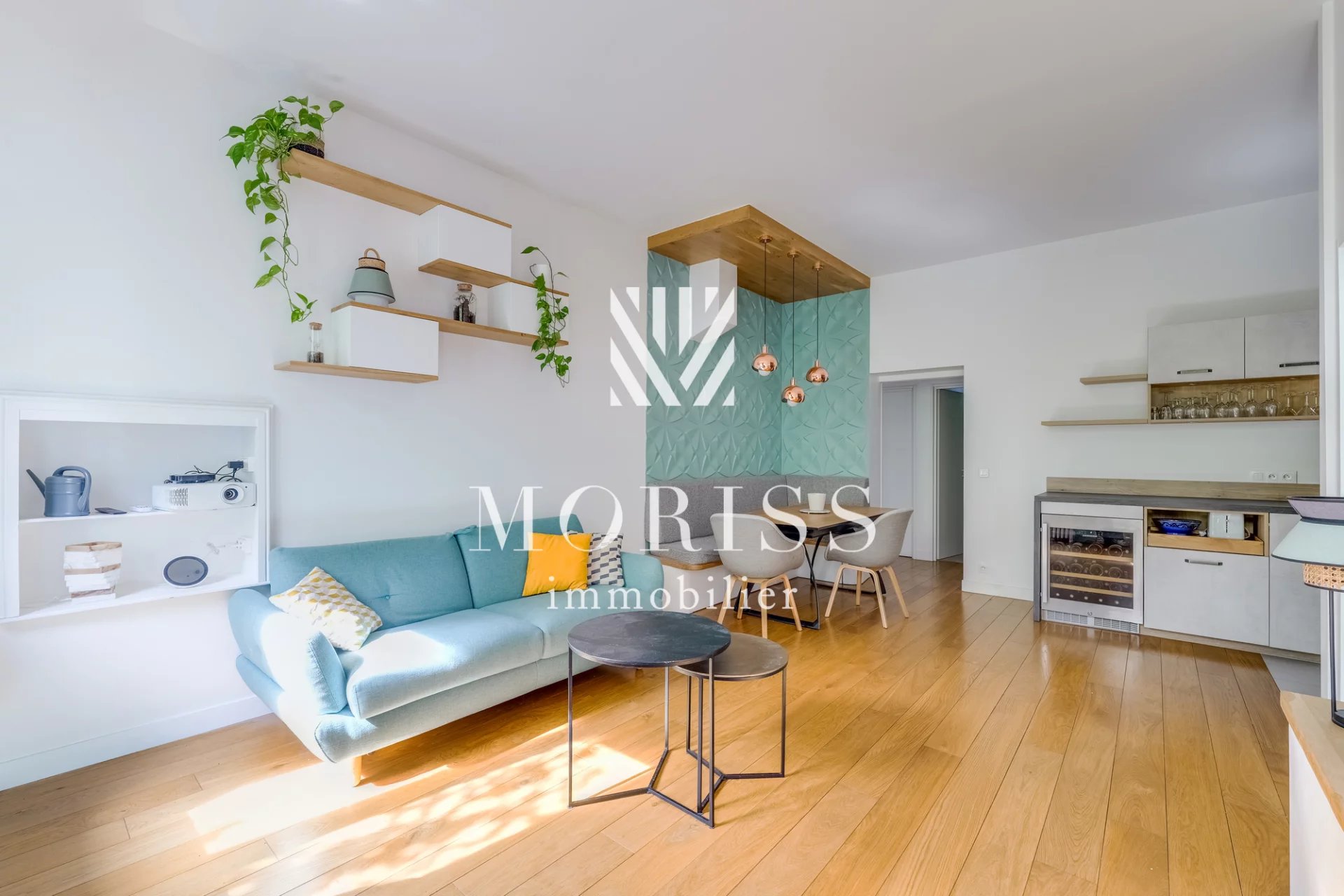 Paris 19 - Appartement style Loft de 3 pièces de 72 m2 refait pa - Image Array