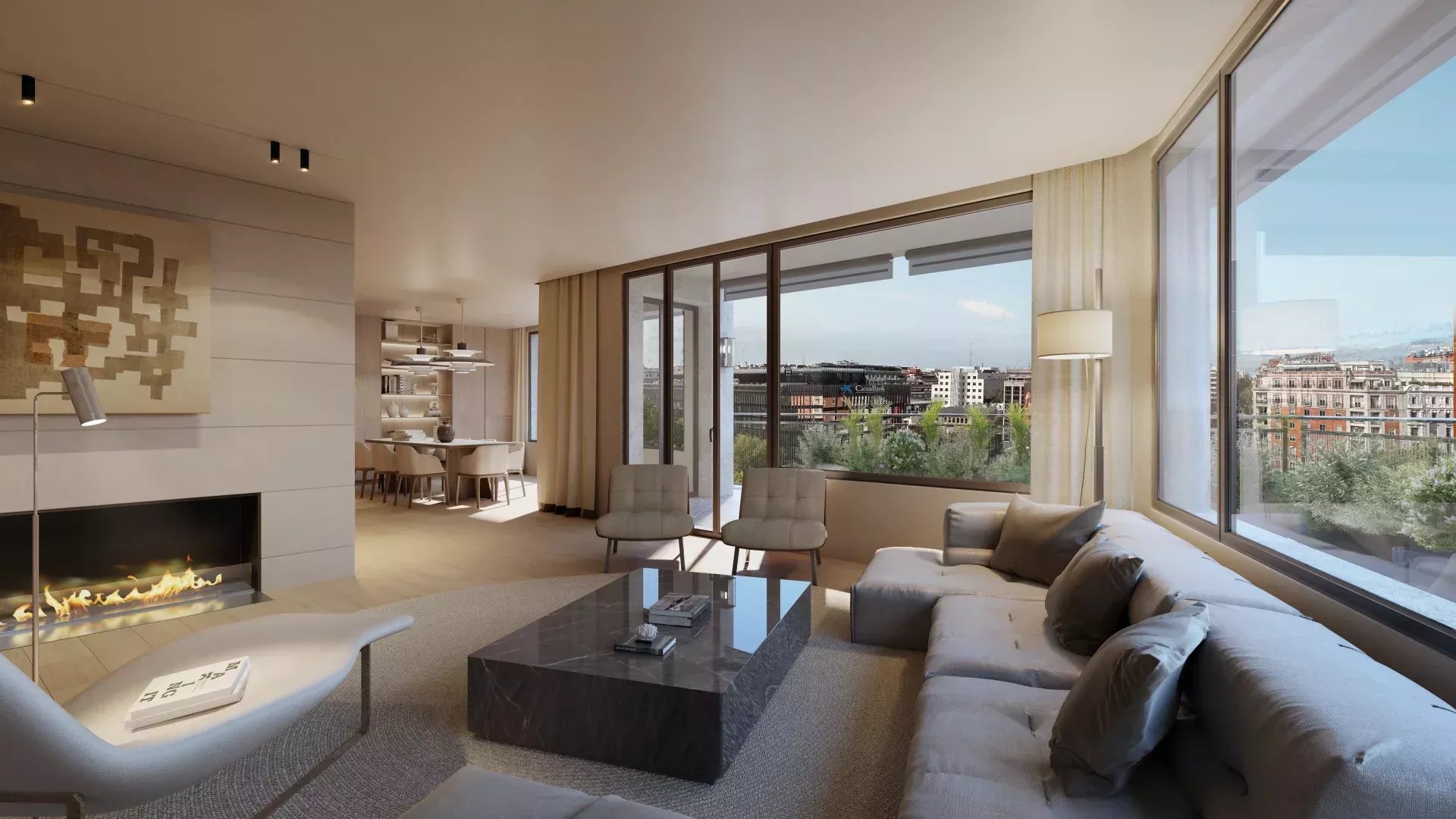 Appartement d’Angle Élégant avec 3 Chambres — Intérieurs Généreux et Terrasse Périphérique sur le Paseo de la Castellana