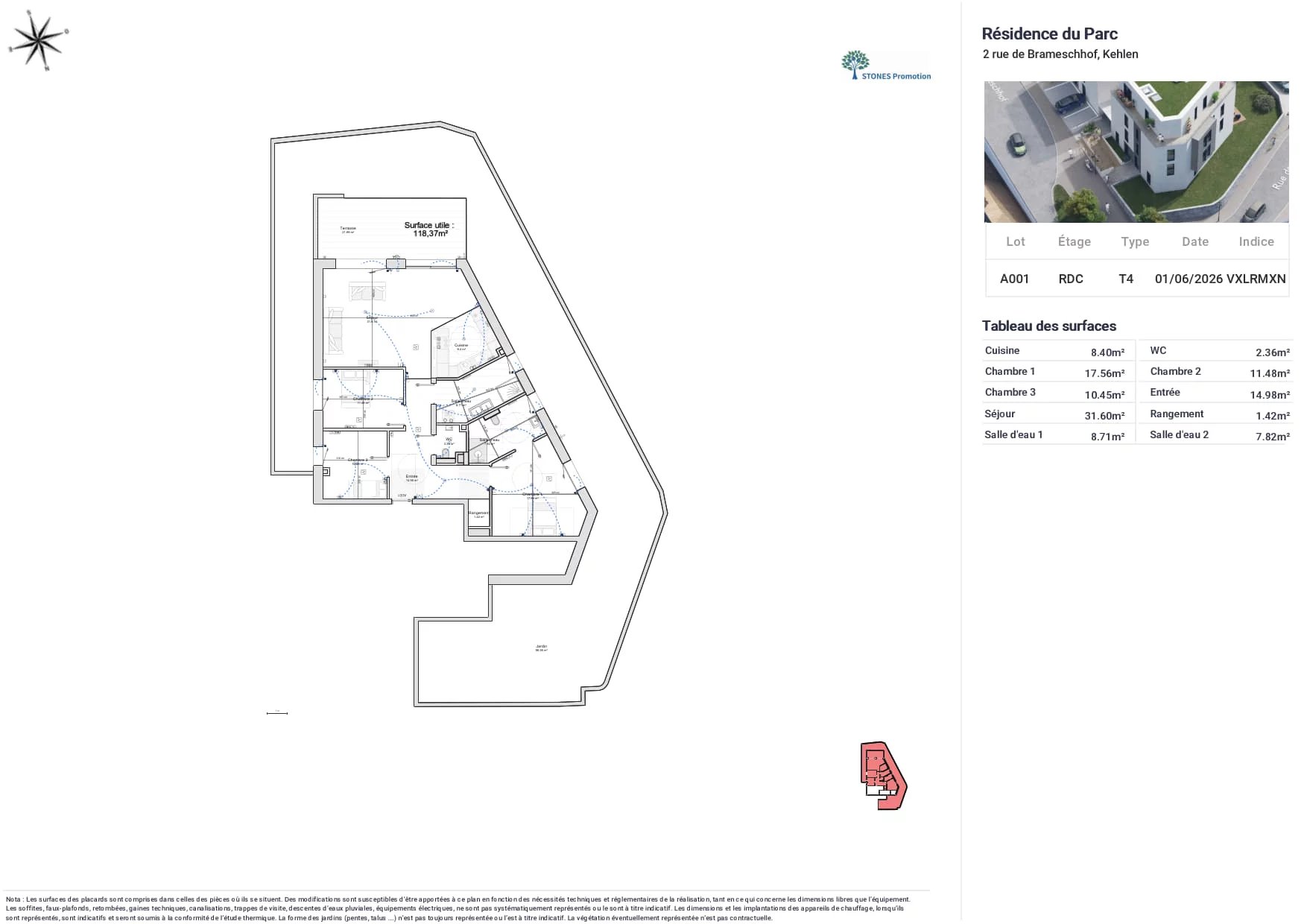 Vente Appartement Kehlen